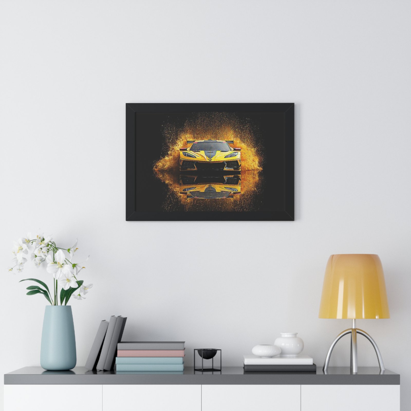 Limited Edition Corvette IMSA GTD Racing Car Wall Art Framed Print | Collector’s Corvette Motorsport Artwork - Image 8