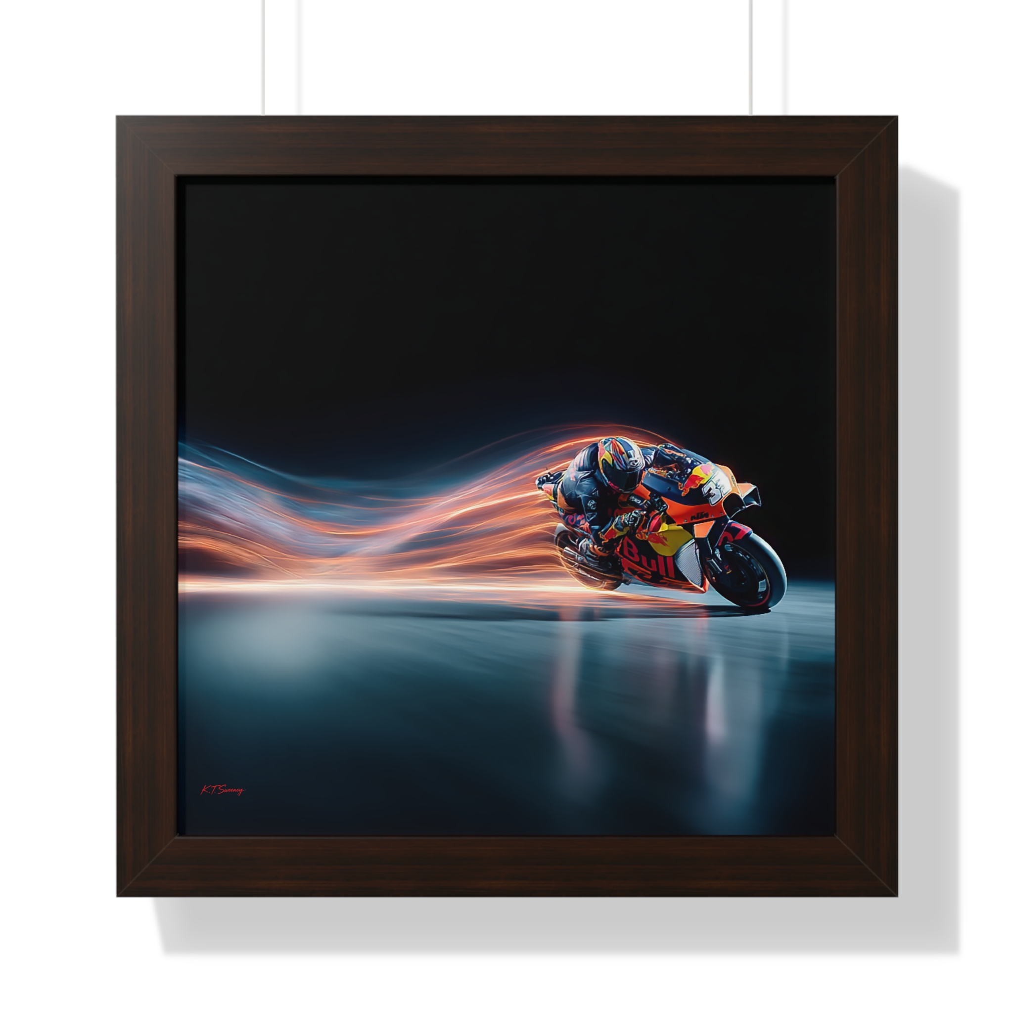 Limited Edition MotoGP Wall Art Framed Print | Collector’s Motorcycle Racing Artwork - Image 4