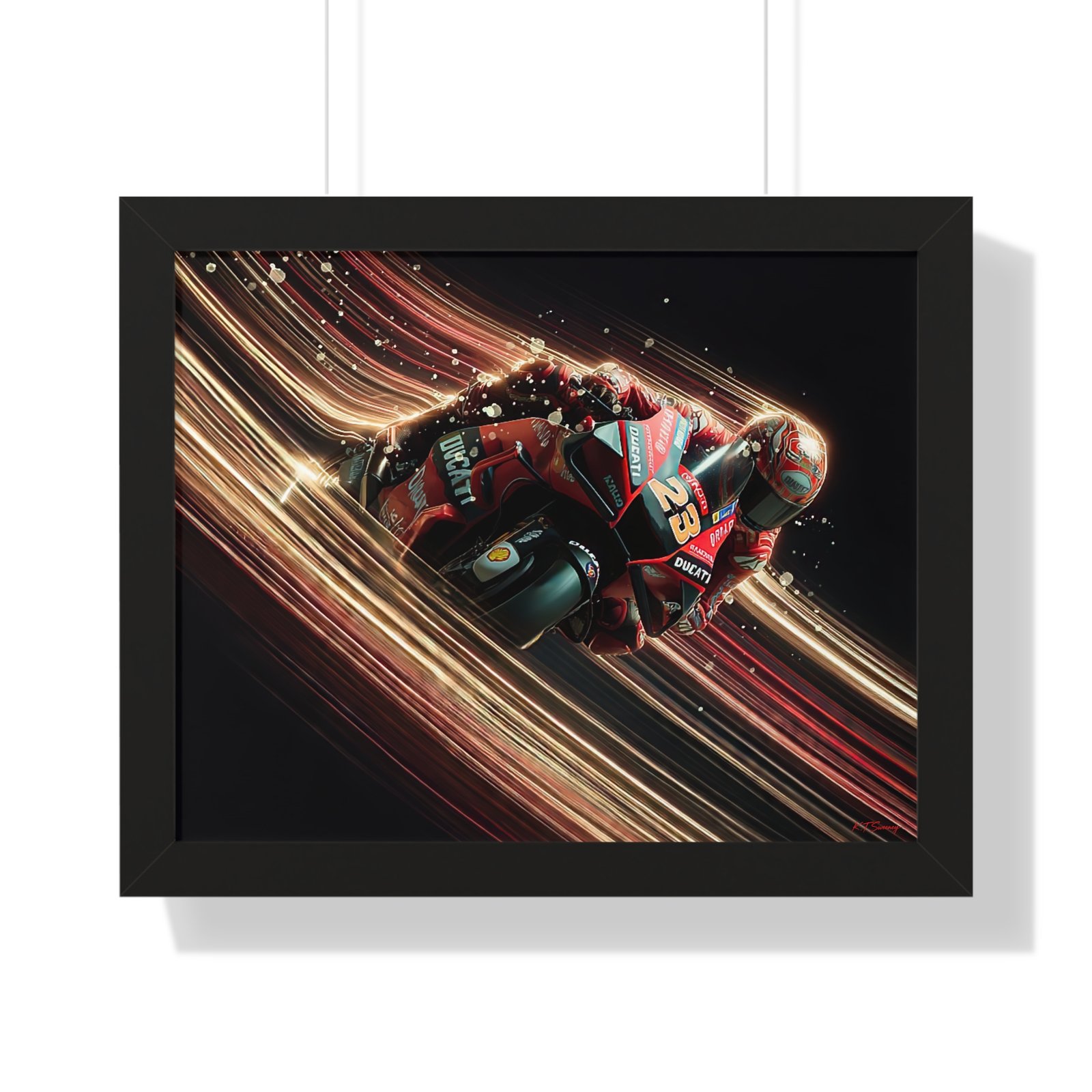 Limited Edition Enea Bastianini MotoGP Wall Art Framed Print | Collector’s Motorcycle Racing Artwork - Image 16