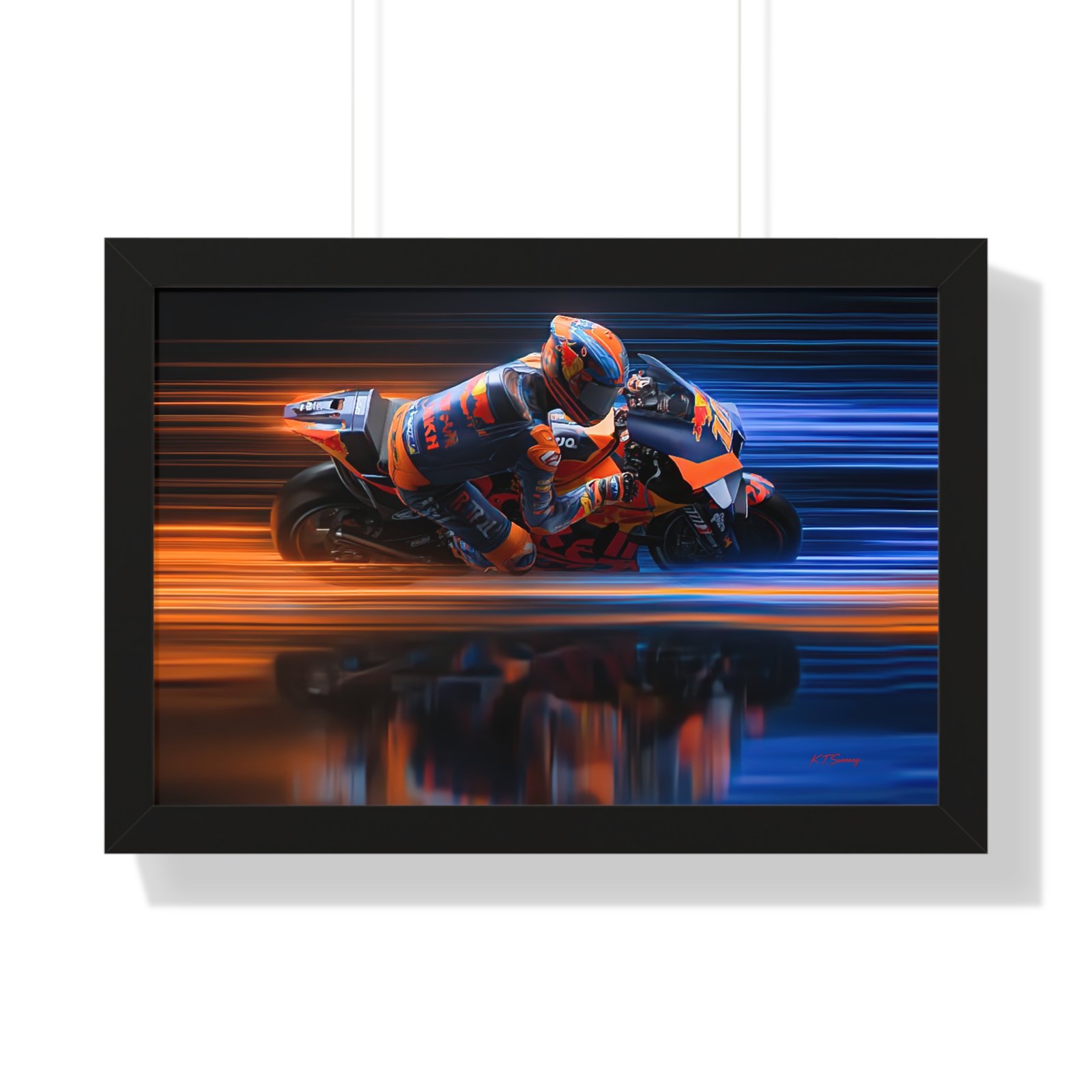 Limited Edition MotoGP Luca Marini Wall Art Framed Print | 2020 MotoGP World Champion Collector’s Artwork