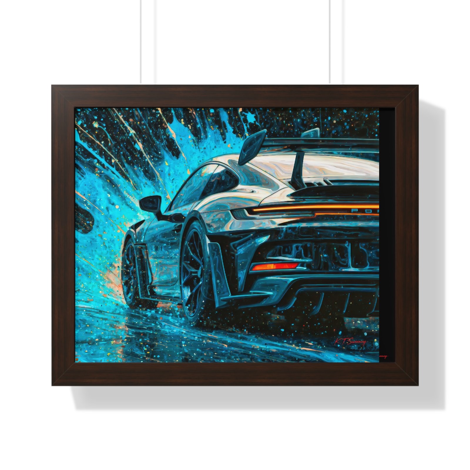 Exclusive Edition Porsche 911 GT3 RS Wall Art Framed Print | Collector’s Porsche Artwork - Image 16