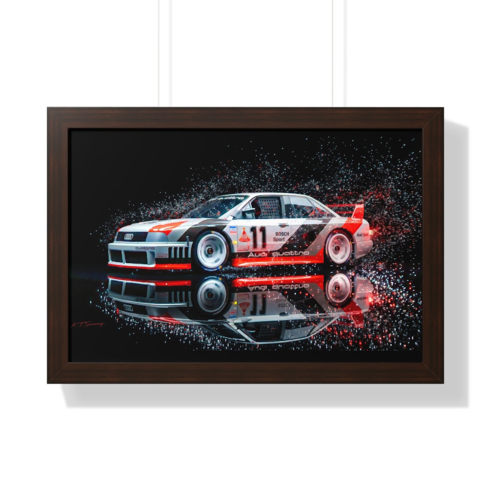 Audi Sport Quattro IMSA Racing Car – Limited Edition Original Art Print - Image 13
