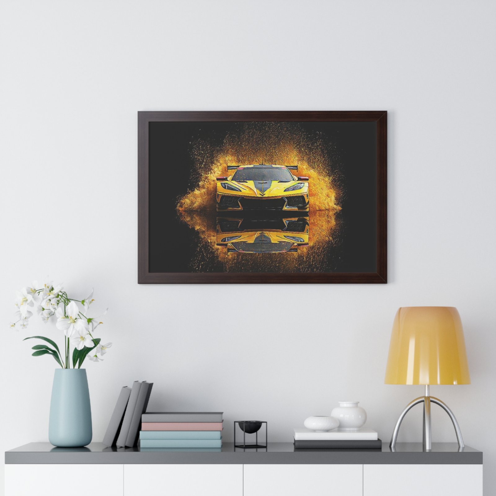 Limited Edition Corvette IMSA GTD Racing Car Wall Art Framed Print | Collector’s Corvette Motorsport Artwork - Image 23