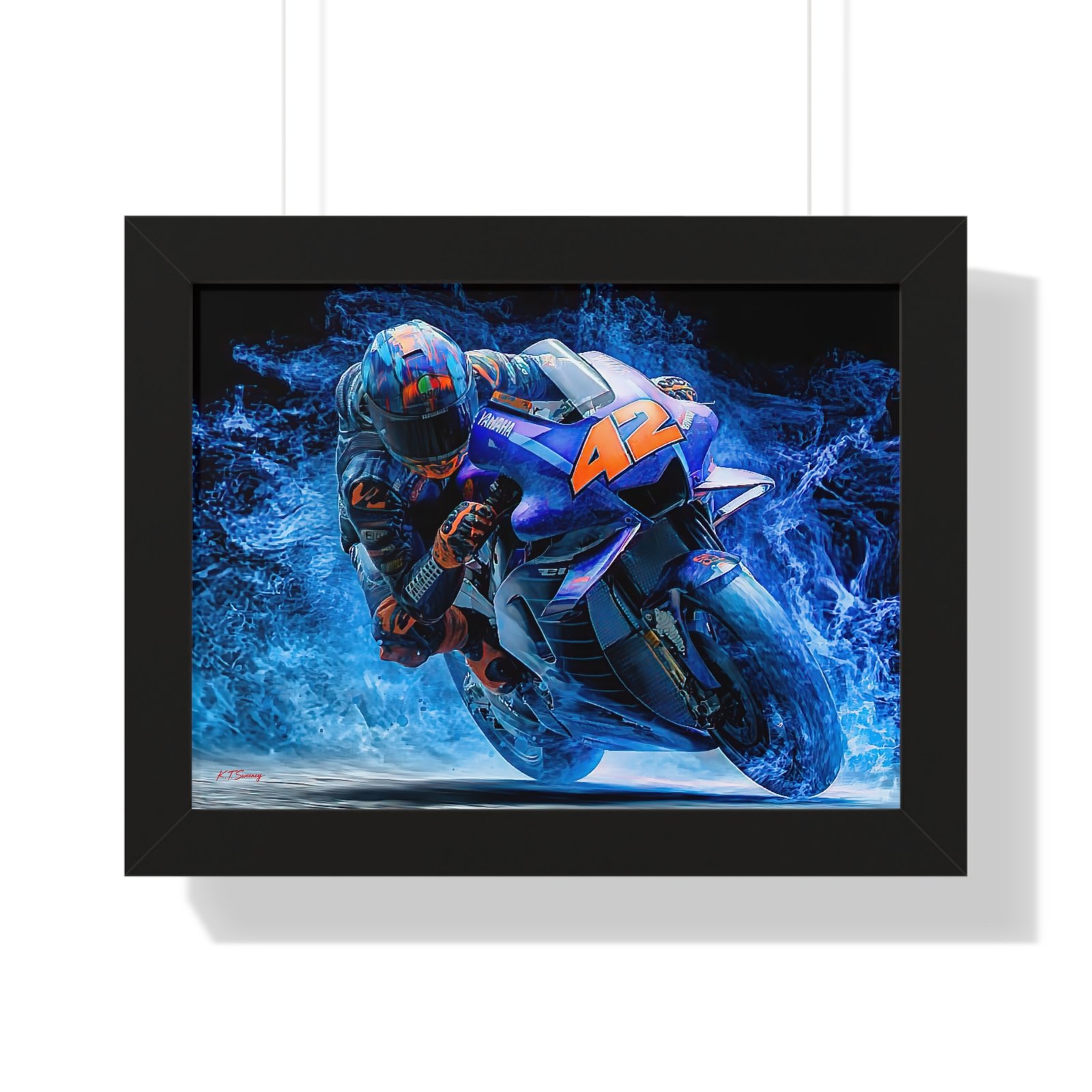 Limited Edition Alex Rins MotoGP Wall Art Framed Print | Collector’s Motorcycle Racing Artwork - Image 13
