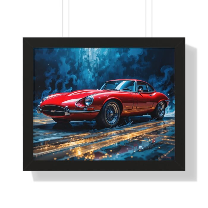 Exclusive Edition Red Jaguar XKE | Collector’s Classic Jaguar Artwork
