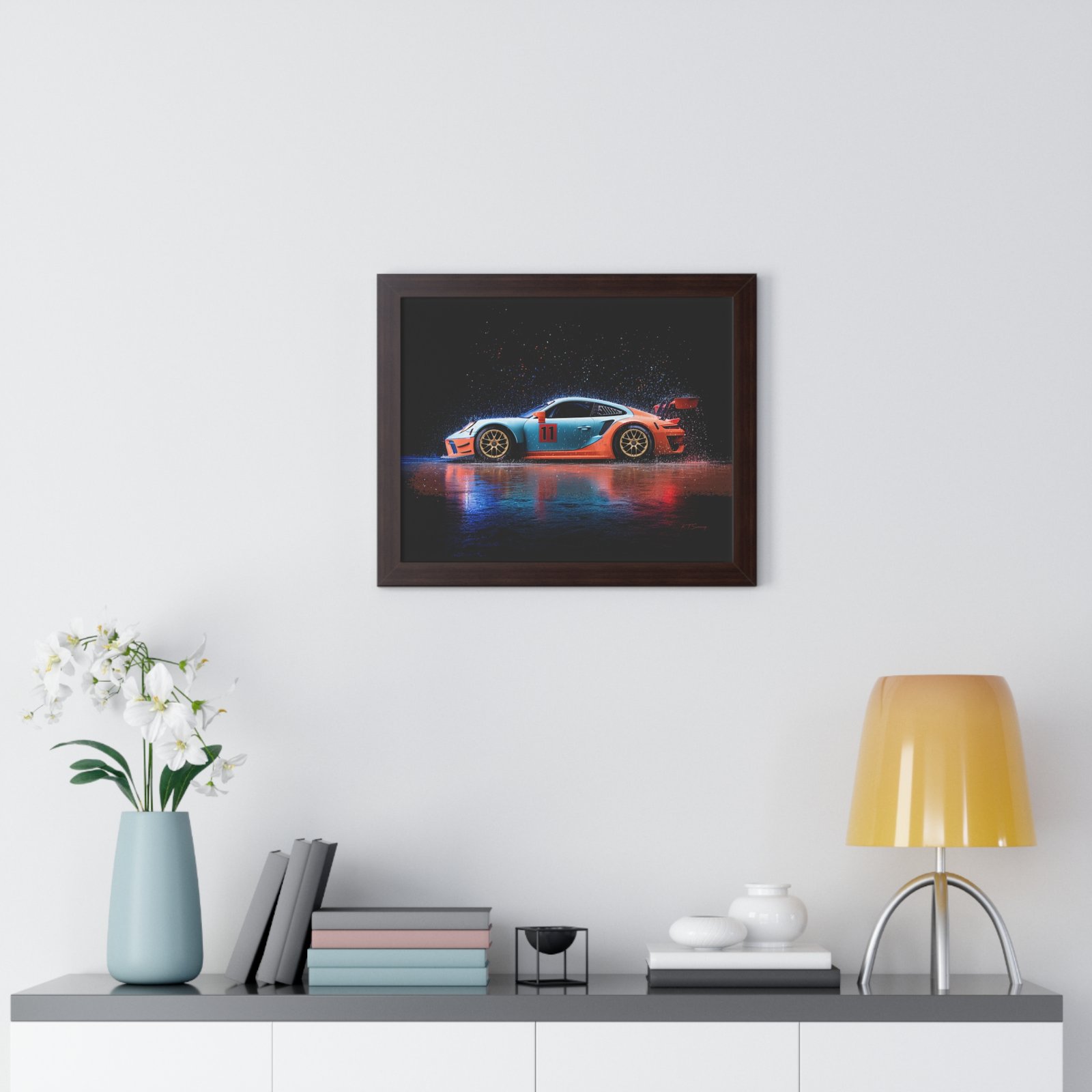 Limited Edition Porsche 911 GT3 RS Wall Art Framed Print | Collector’s Porsche Artwork - Image 17