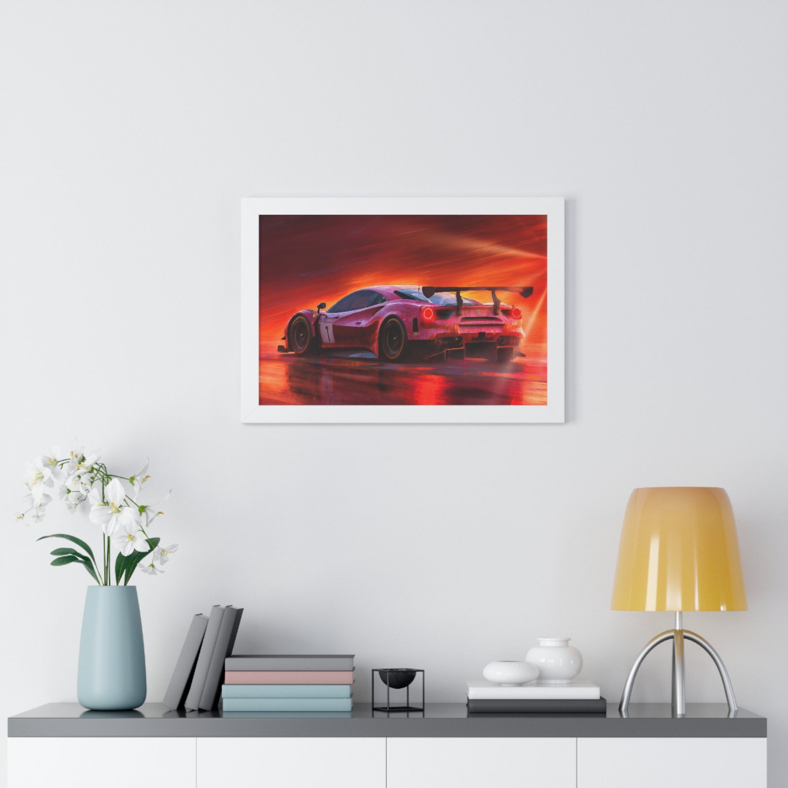 Limited Edition Ferrari IMSA GTD Racing Car Wall Art Framed Print | Collector’s Ferrari Motorsport Artwork - Image 23