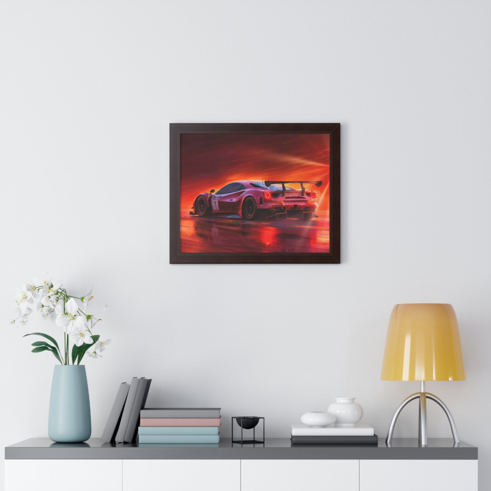 Limited Edition Ferrari IMSA GTD Racing Car Wall Art Framed Print | Collector’s Ferrari Motorsport Artwork - Image 11