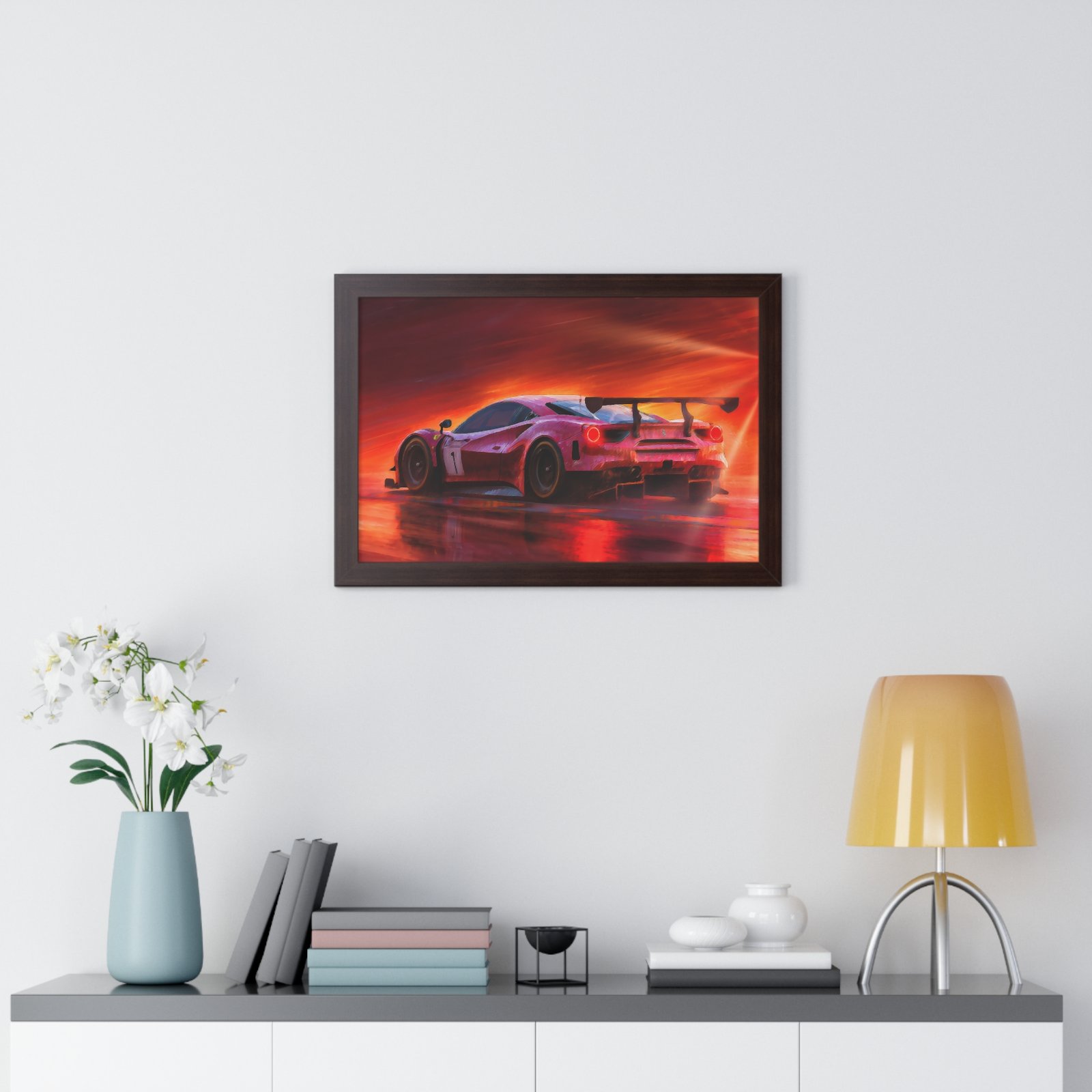 Limited Edition Ferrari IMSA GTD Racing Car Wall Art Framed Print | Collector’s Ferrari Motorsport Artwork - Image 14