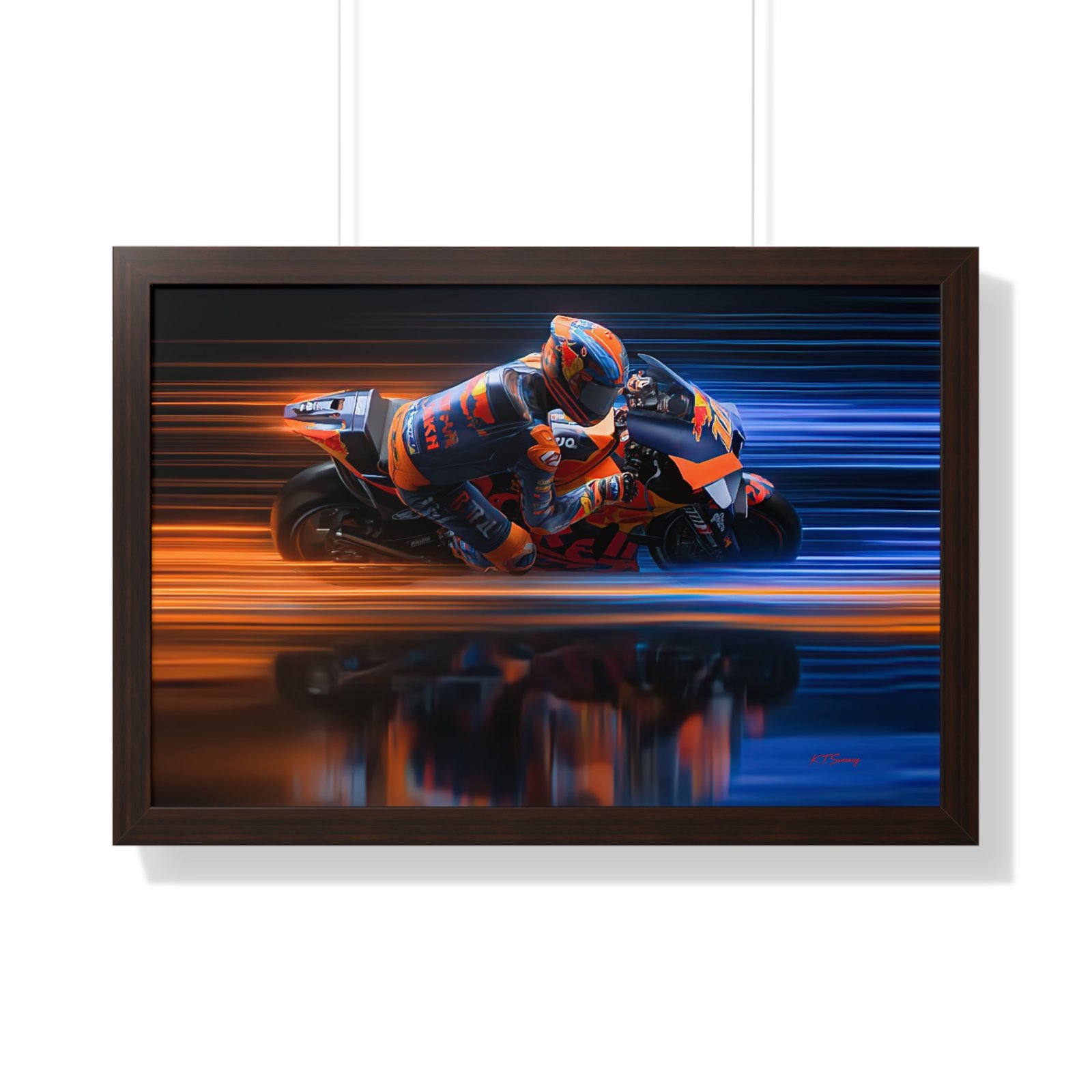 Limited Edition MotoGP Luca Marini Wall Art Framed Print | 2020 MotoGP World Champion Collector’s Artwork - Image 10