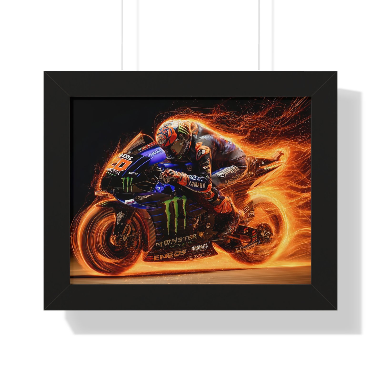 Limited Edition Fabio Quartararo MotoGP Wall Art Framed Print | Collector’s Motorcycle Racing Artwork - Image 10