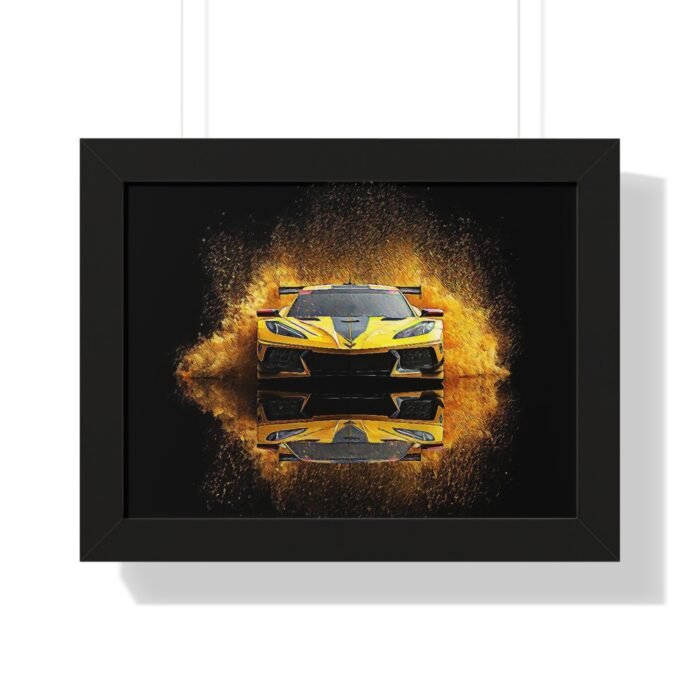 Limited Edition Corvette IMSA GTD Racing Car Wall Art Framed Print | Collector’s Corvette Motorsport Artwork