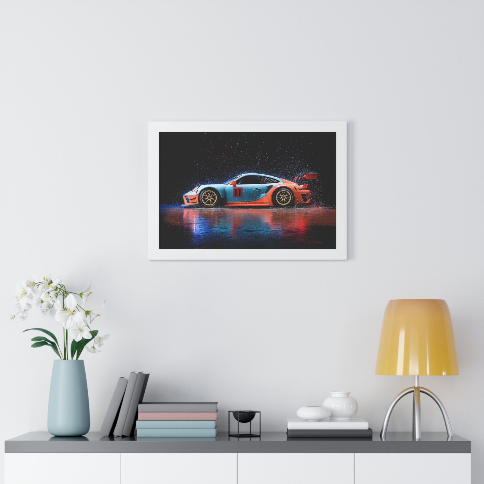 Limited Edition Porsche 911 GT3 RS Wall Art Framed Print | Collector’s Porsche Artwork - Image 32