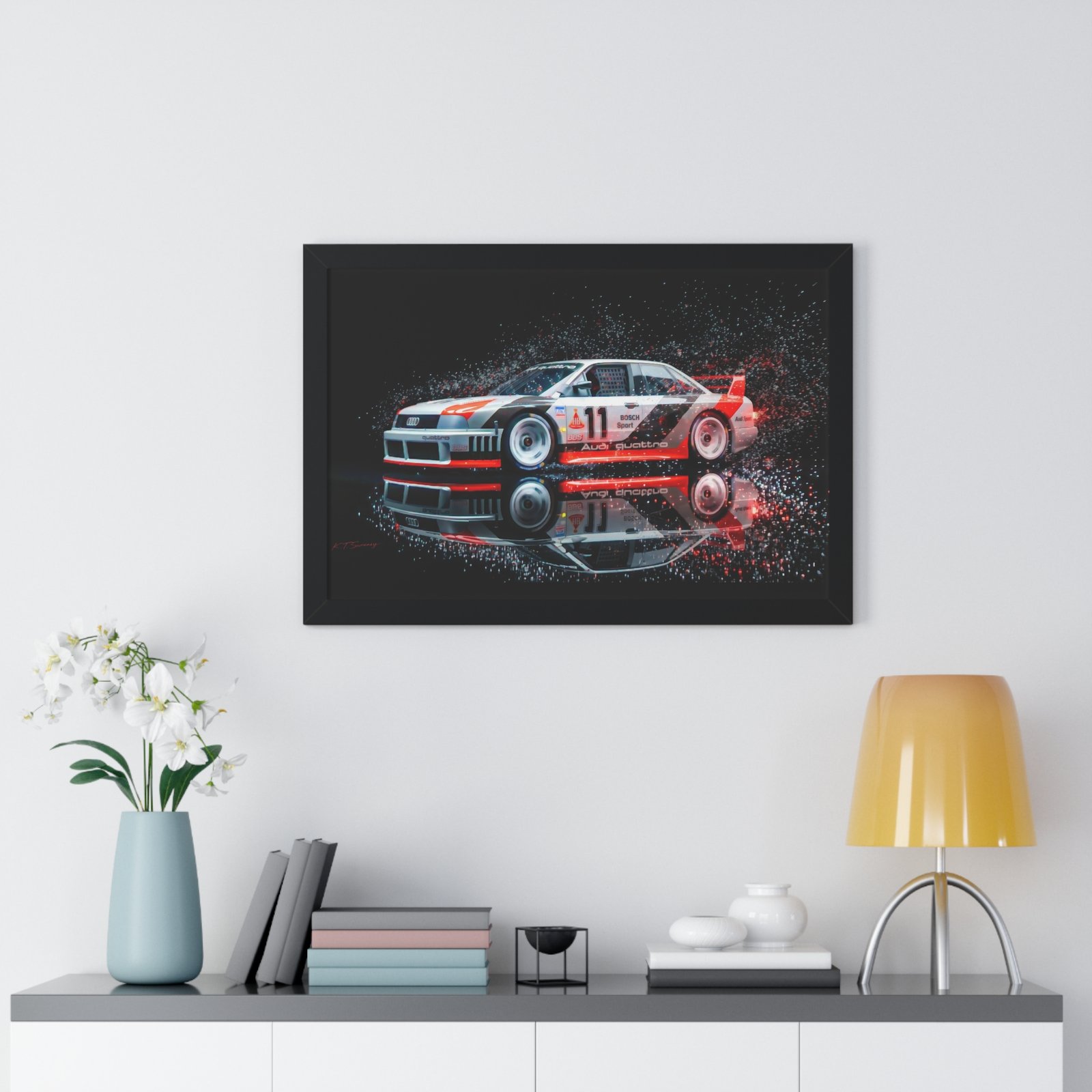 Audi Sport Quattro IMSA Racing Car – Limited Edition Original Art Print - Image 8