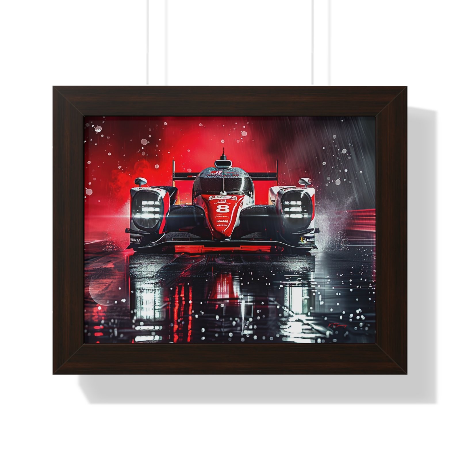 Limited Edition IMSA Toyota Hypercar IMSA Racing Car Wall Art Framed Print | IMSA Toyota Hypercar Collector’s Artwork - Image 16
