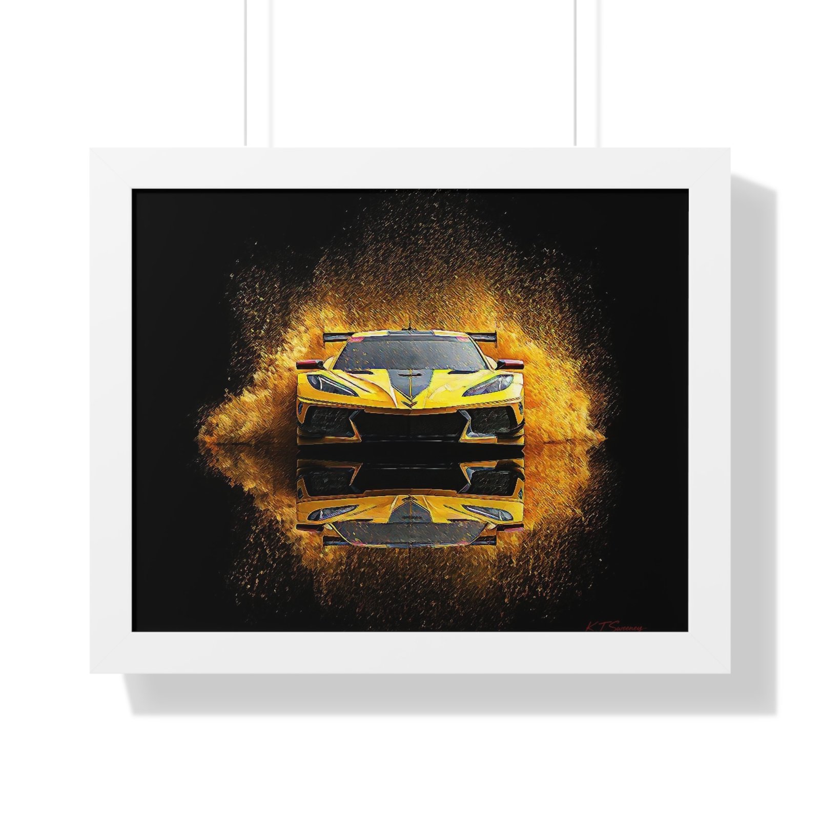 Limited Edition Corvette IMSA GTD Racing Car Wall Art Framed Print | Collector’s Corvette Motorsport Artwork - Image 28