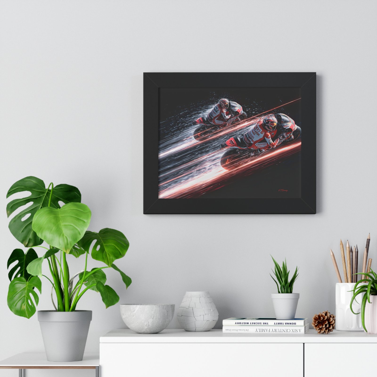 Limited Edition MotoGP Wall Art Framed Print| Collector’s Motorcycle Racing Artwork - Image 11