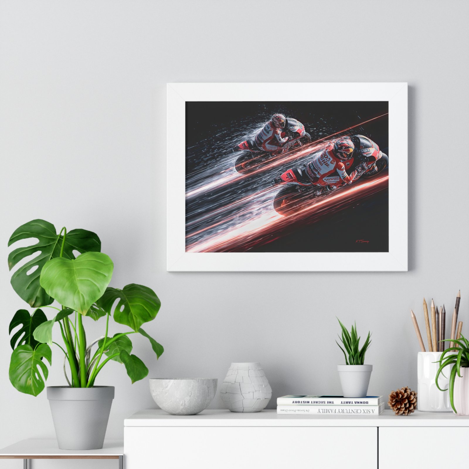 Limited Edition MotoGP Wall Art Framed Print| Collector’s Motorcycle Racing Artwork - Image 44