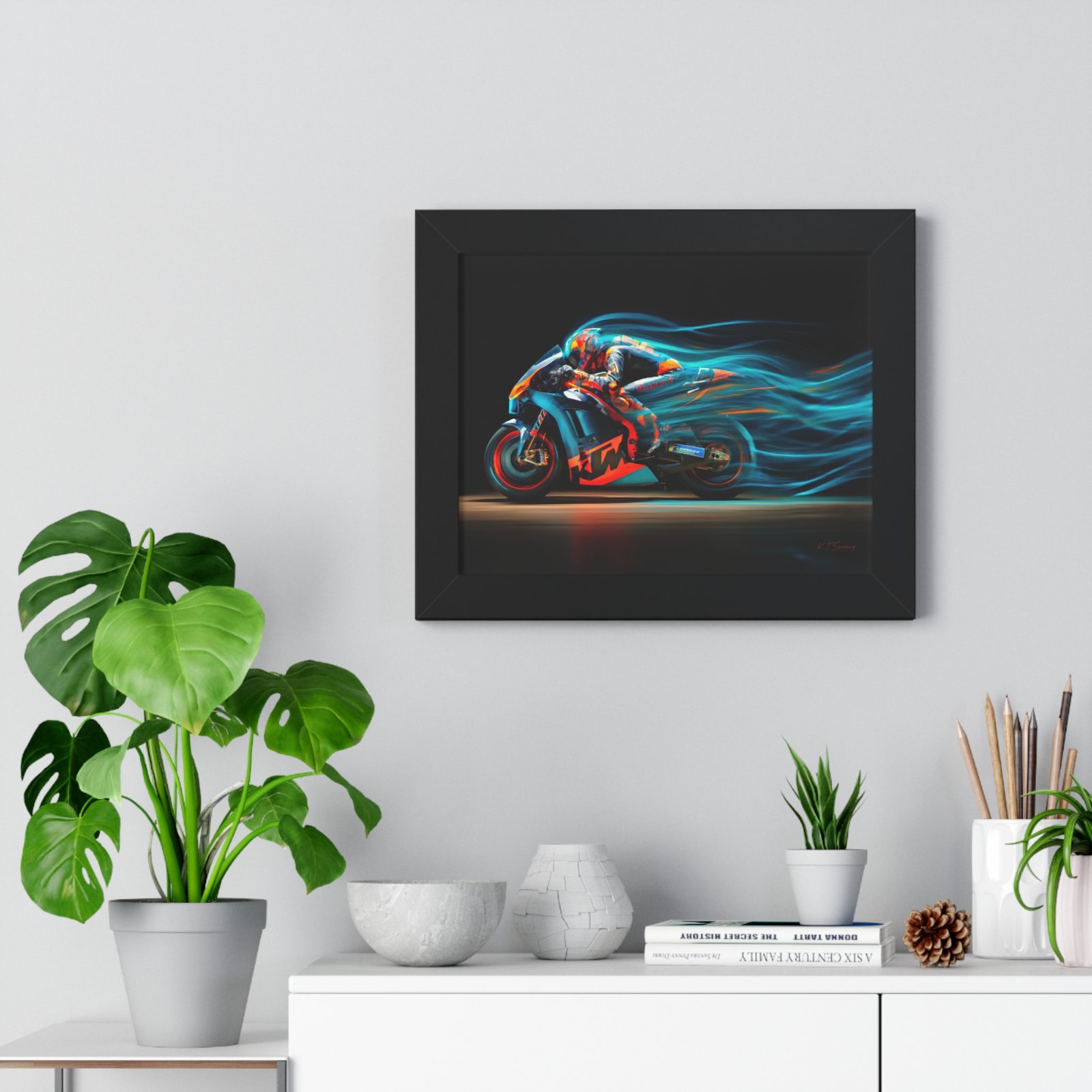 Limited Edition Brad Binder MotoGP Wall Art Framed Print | Collector’s Motorcycle Racing Artwork - Image 2