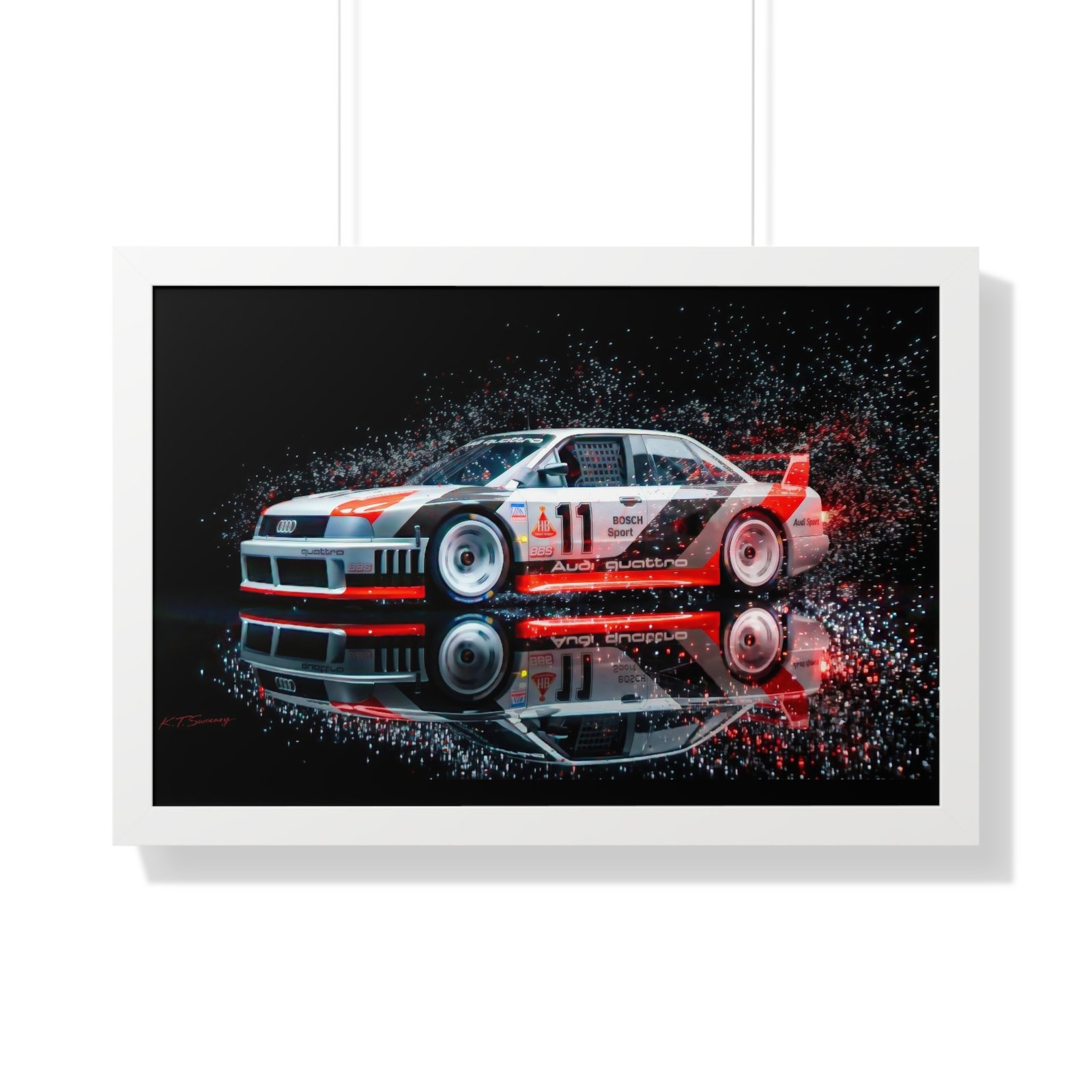 Audi Sport Quattro IMSA Racing Car – Limited Edition Original Art Print - Image 25