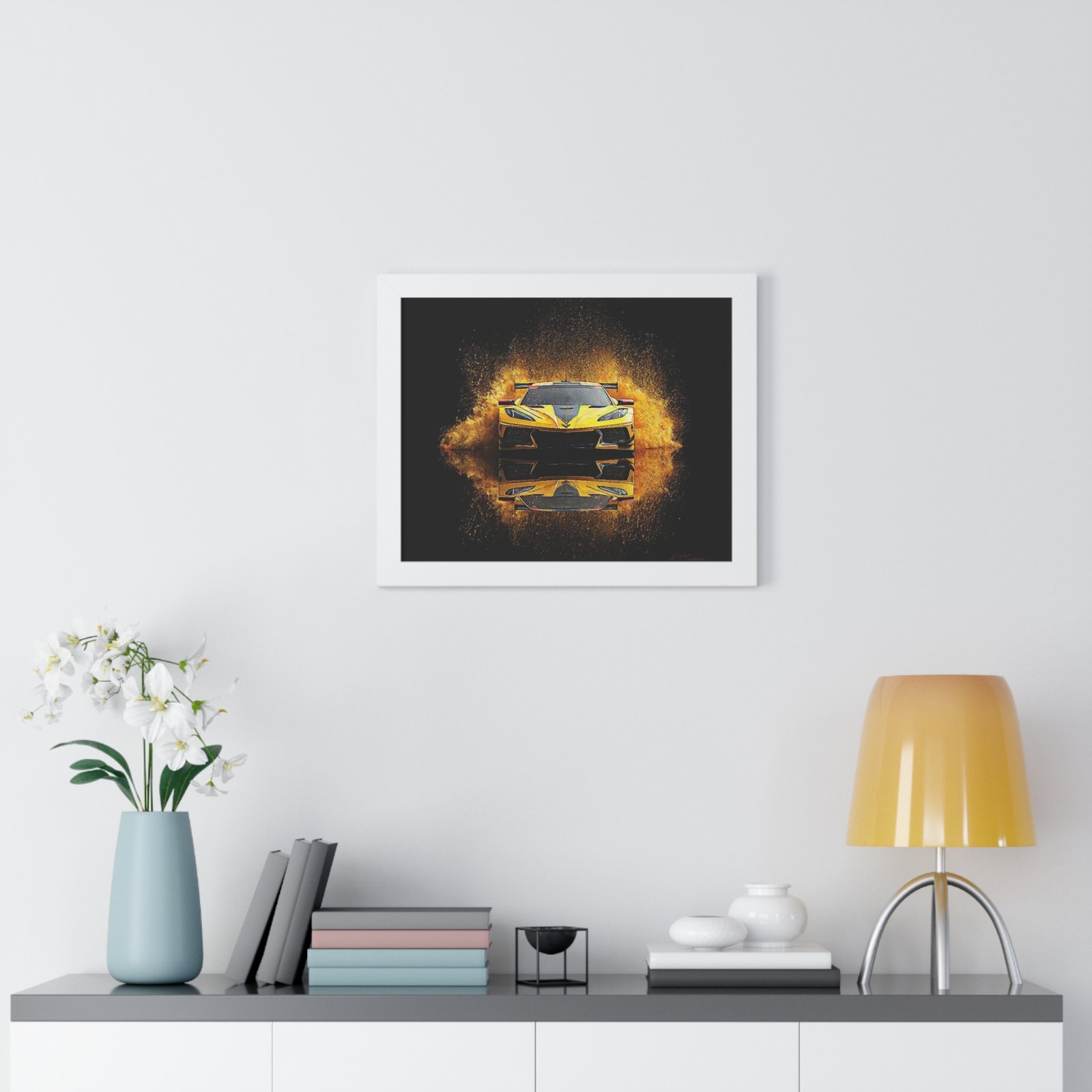 Limited Edition Corvette IMSA GTD Racing Car Wall Art Framed Print | Collector’s Corvette Motorsport Artwork - Image 29