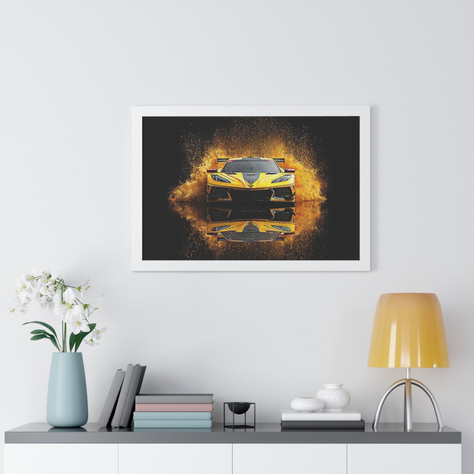 Limited Edition Corvette IMSA GTD Racing Car Wall Art Framed Print | Collector’s Corvette Motorsport Artwork - Image 35