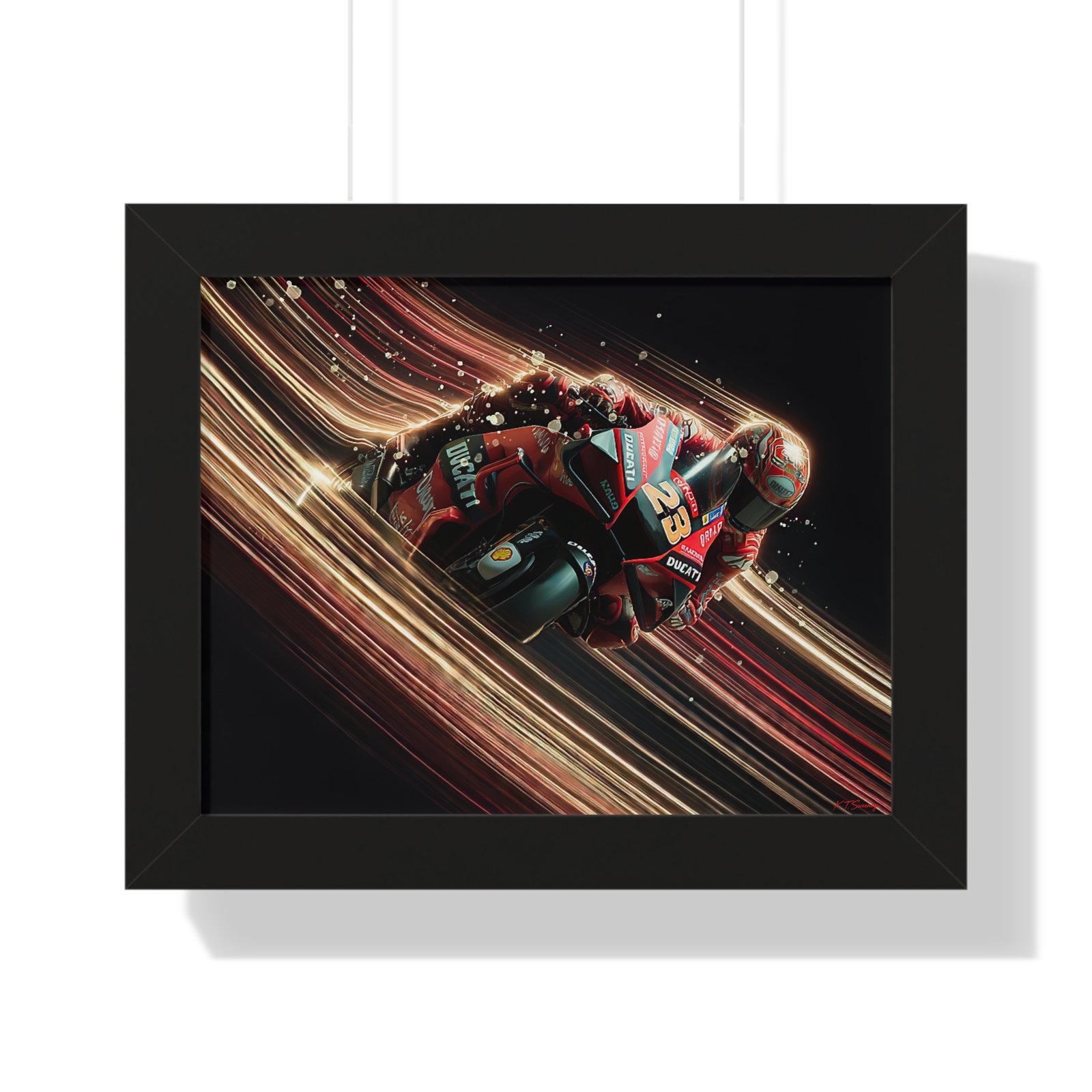 Limited Edition Enea Bastianini MotoGP Wall Art Framed Print | Collector’s Motorcycle Racing Artwork - Image 10