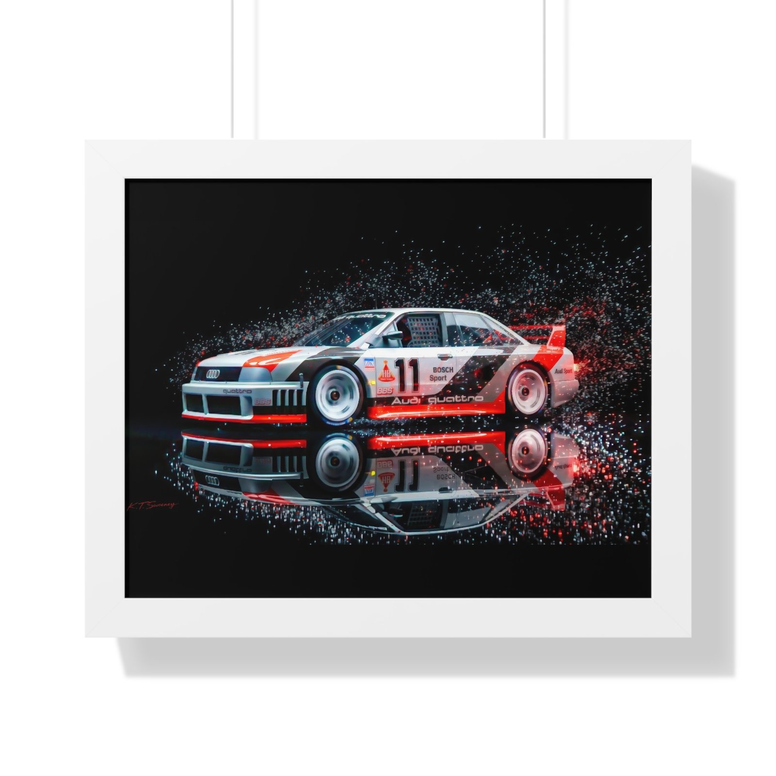 Audi Sport Quattro IMSA Racing Car – Limited Edition Original Art Print - Image 19