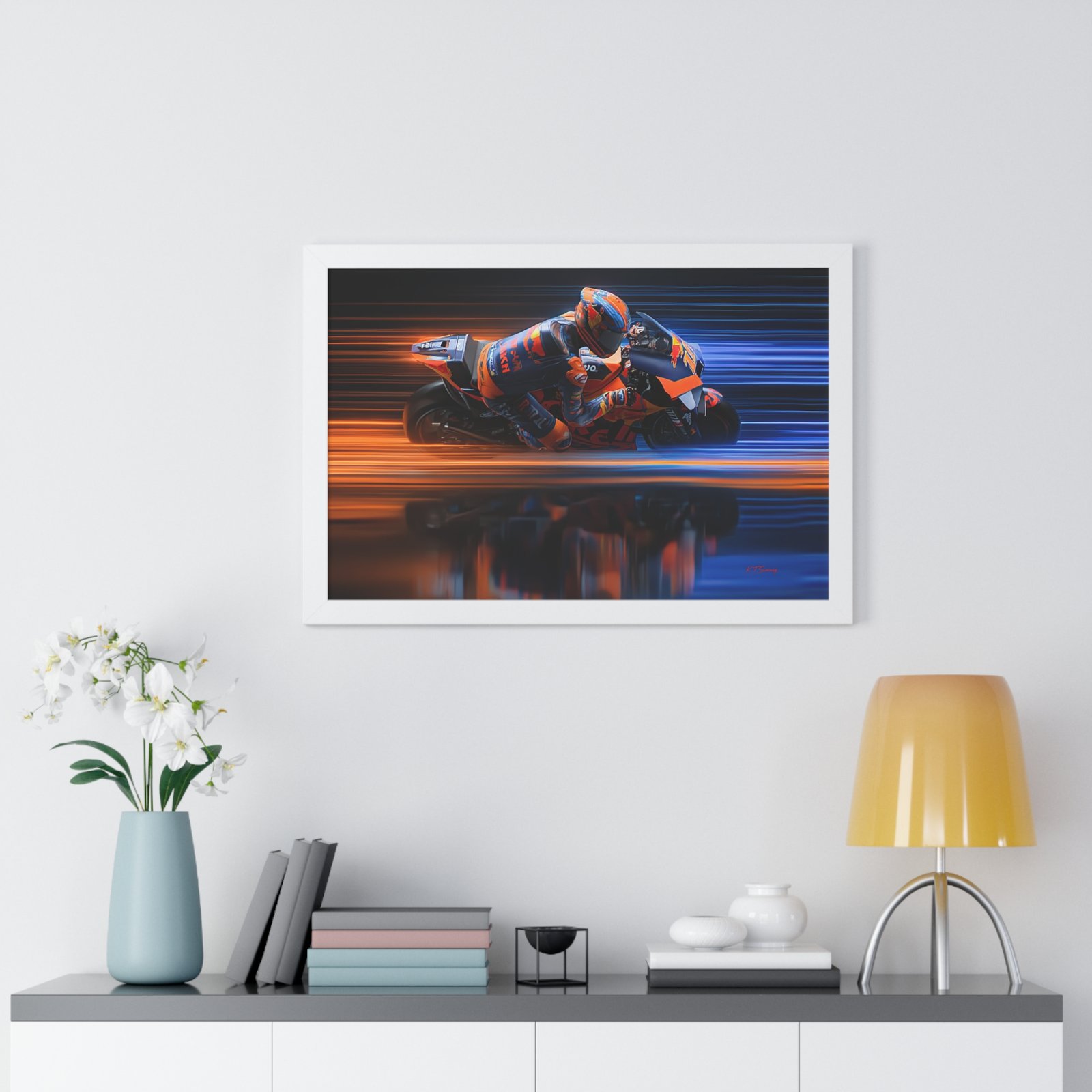 Limited Edition MotoGP Luca Marini Wall Art Framed Print | 2020 MotoGP World Champion Collector’s Artwork - Image 17