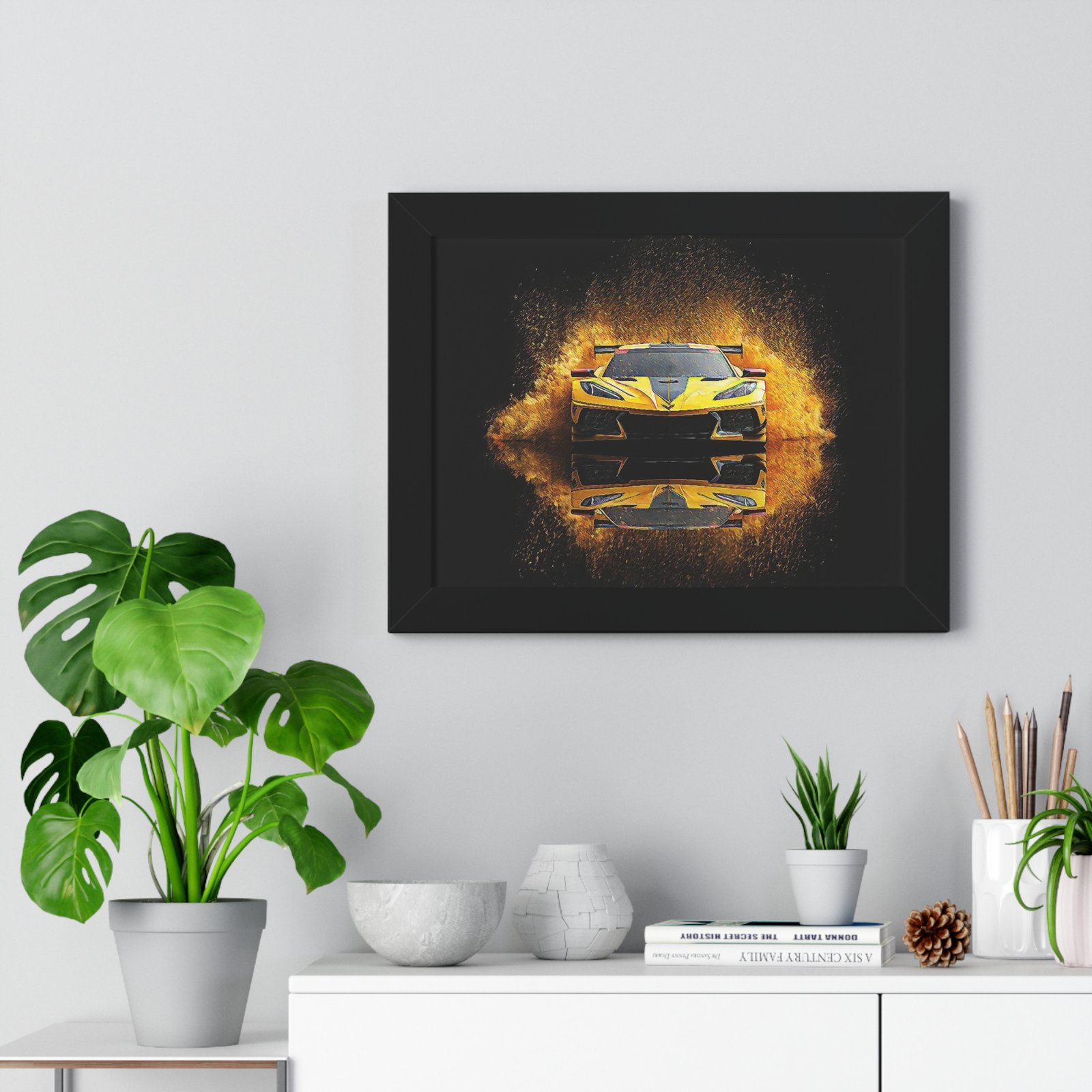 Limited Edition Corvette IMSA GTD Racing Car Wall Art Framed Print | Collector’s Corvette Motorsport Artwork - Image 2