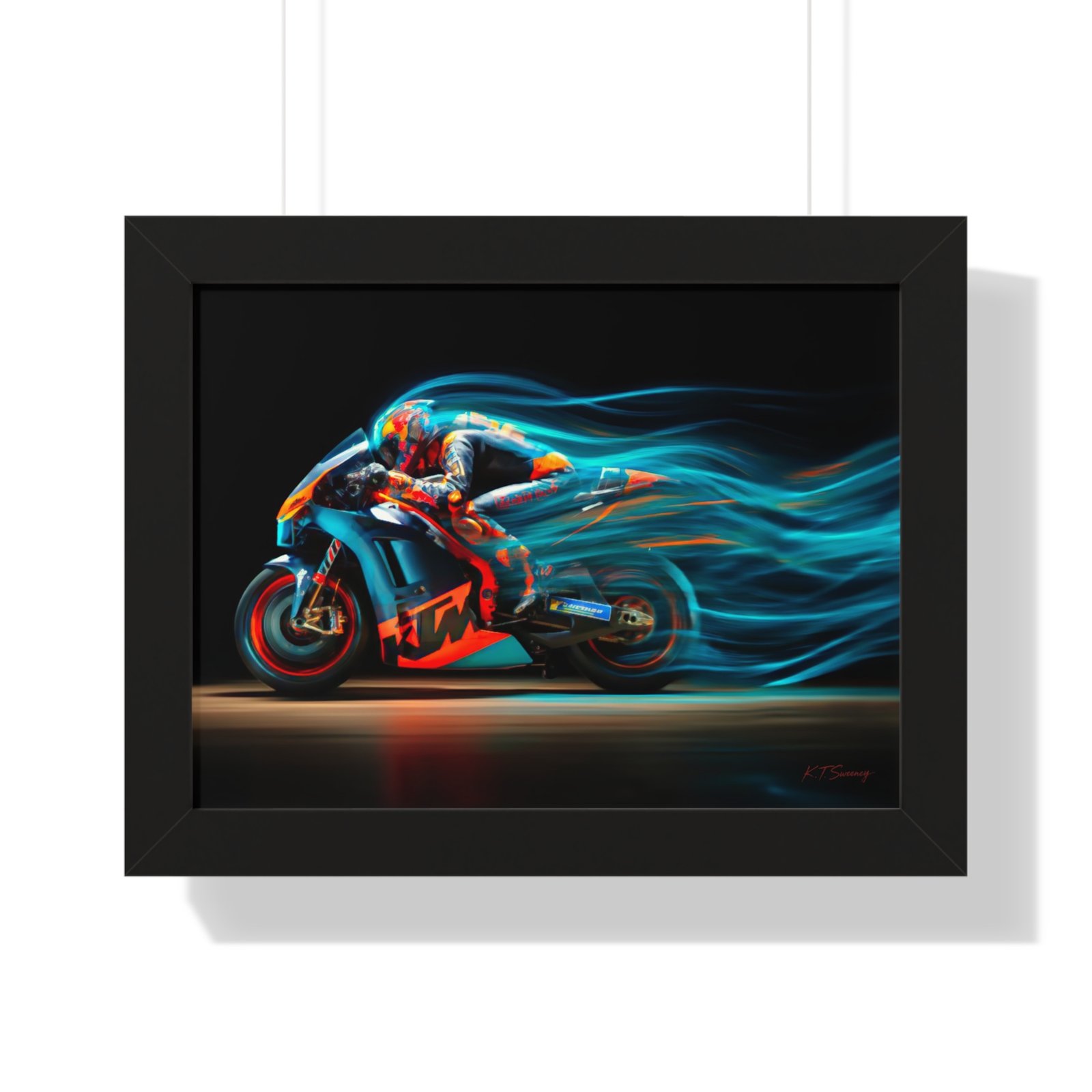 Limited Edition Brad Binder MotoGP Wall Art Framed Print | Collector’s Motorcycle Racing Artwork - Image 4
