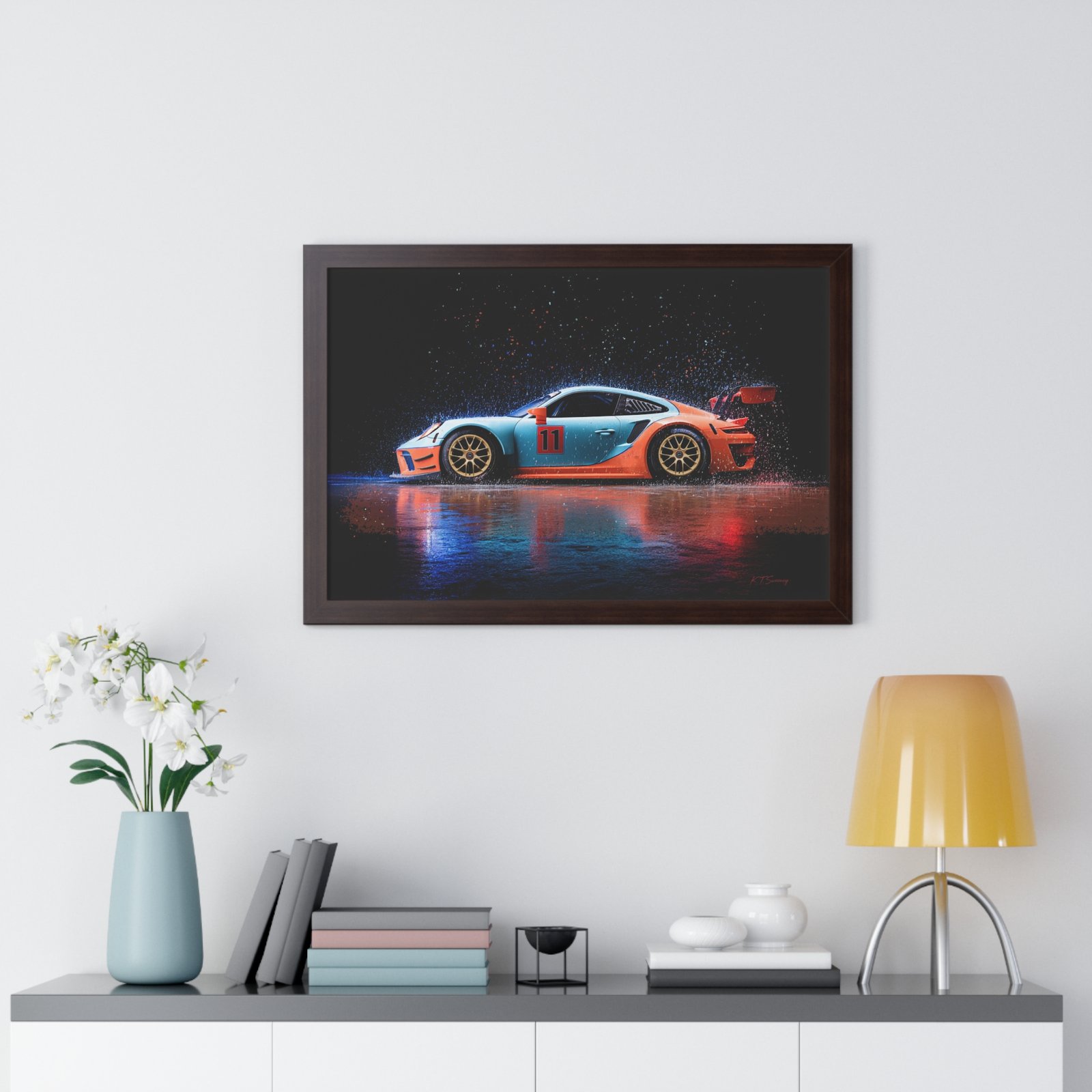 Limited Edition Porsche 911 GT3 RS Wall Art Framed Print | Collector’s Porsche Artwork - Image 23