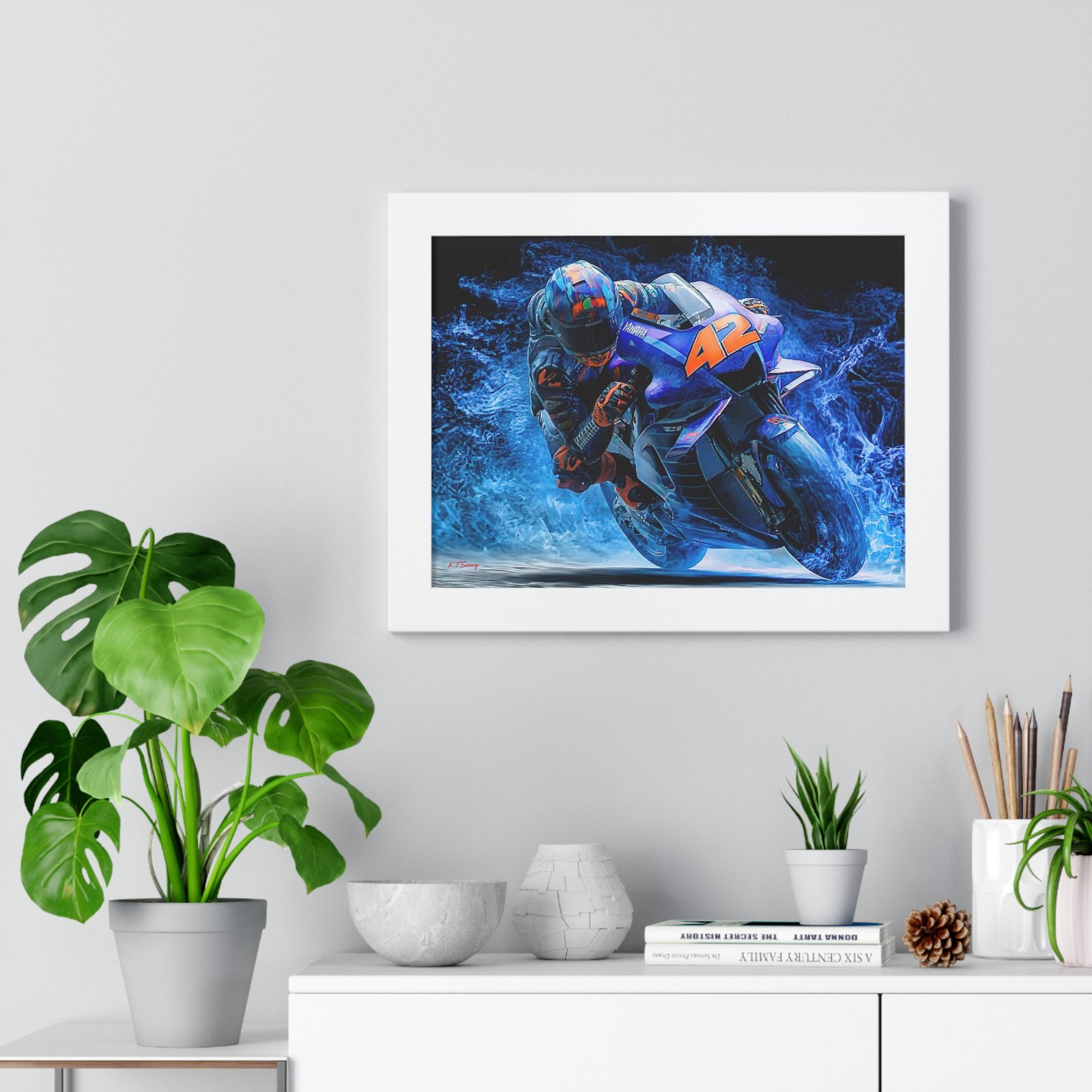 Limited Edition Alex Rins MotoGP Wall Art Framed Print | Collector’s Motorcycle Racing Artwork - Image 44