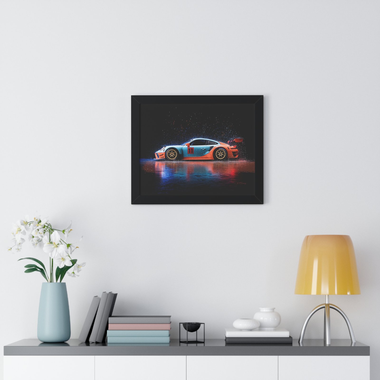 Limited Edition Porsche 911 GT3 RS Wall Art Framed Print | Collector’s Porsche Artwork - Image 5