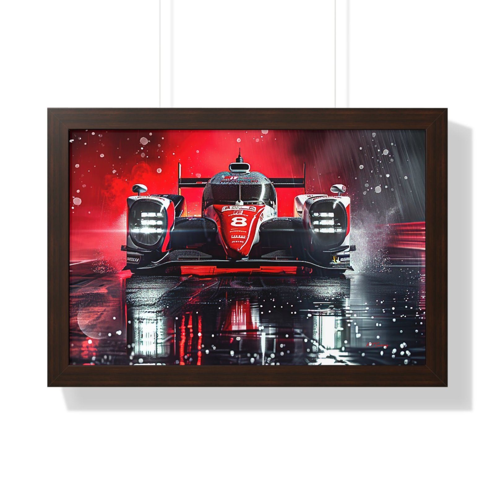 Limited Edition IMSA Toyota Hypercar IMSA Racing Car Wall Art Framed Print | IMSA Toyota Hypercar Collector’s Artwork - Image 25