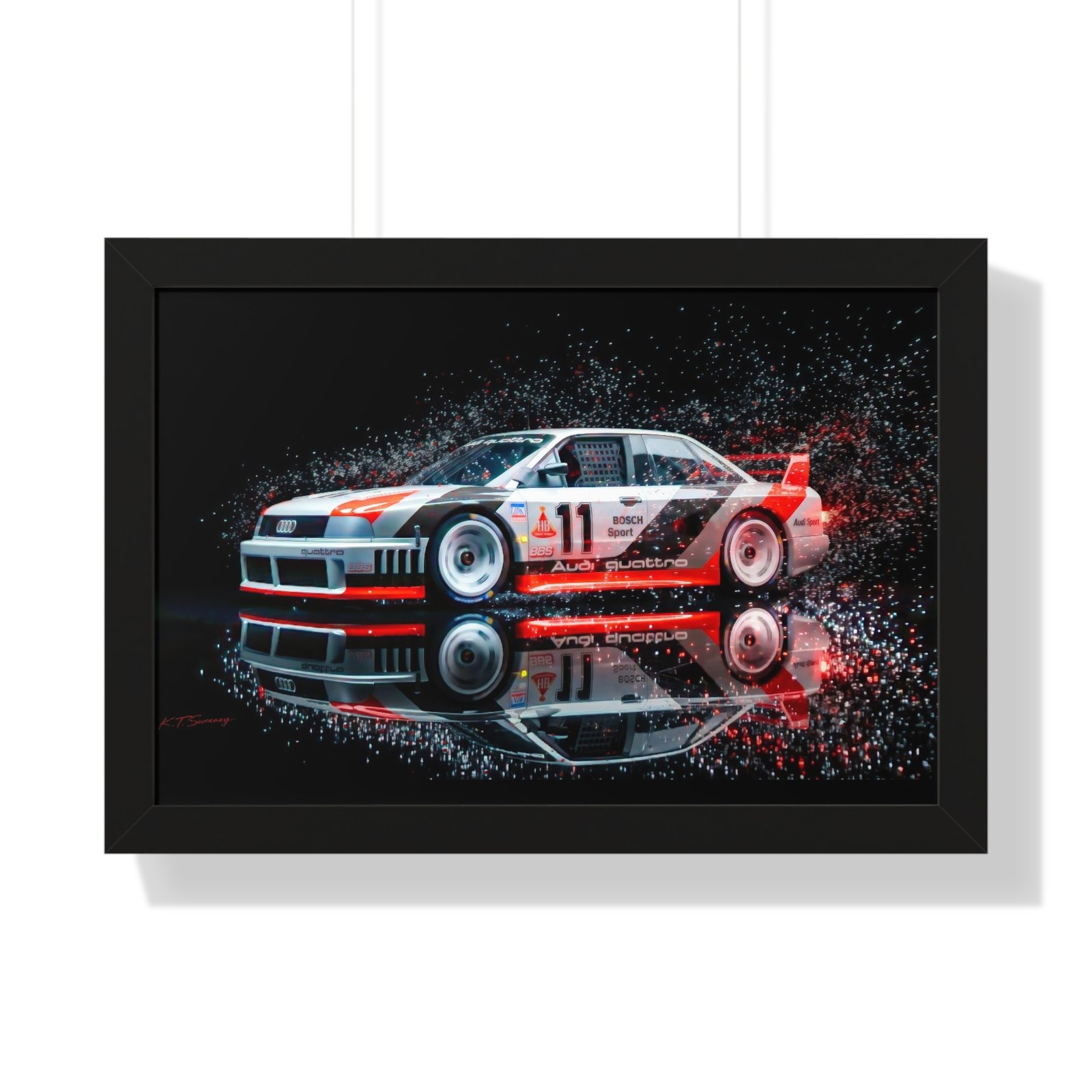 Audi Sport Quattro IMSA Racing Car – Limited Edition Original Art Print - Image 4