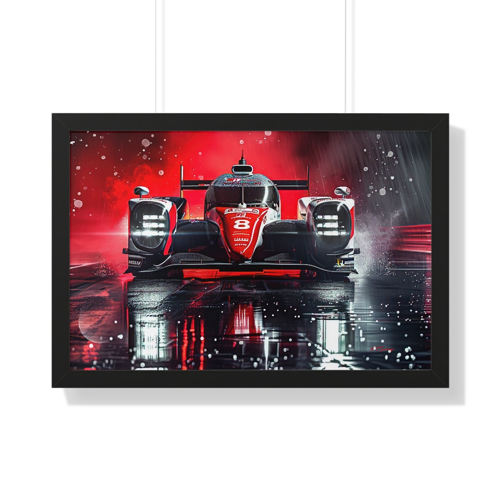 Limited Edition IMSA Toyota Hypercar IMSA Racing Car Wall Art Framed Print | IMSA Toyota Hypercar Collector’s Artwork - Image 13