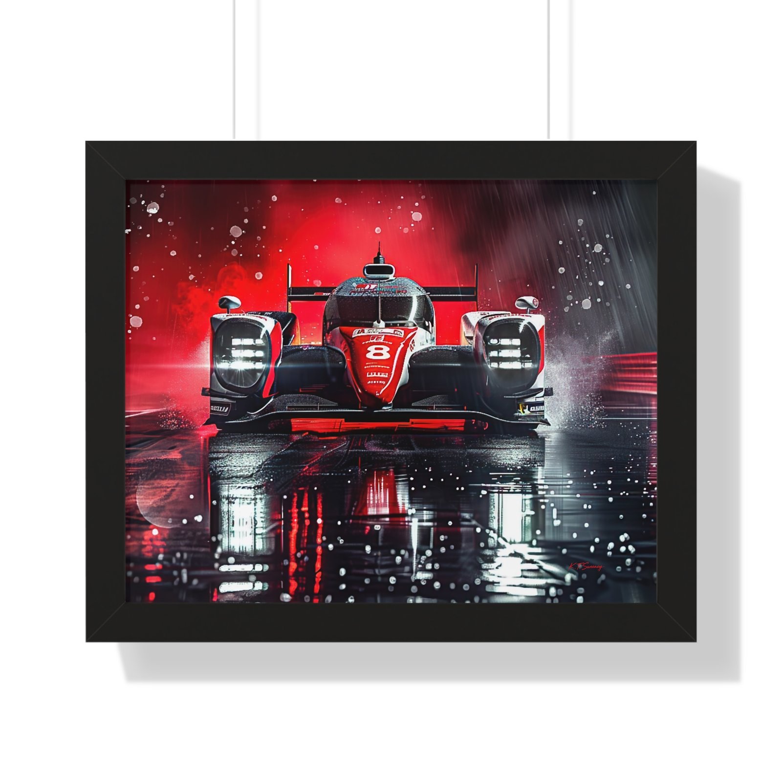 Limited Edition IMSA Toyota Hypercar IMSA Racing Car Wall Art Framed Print | IMSA Toyota Hypercar Collector’s Artwork - Image 7