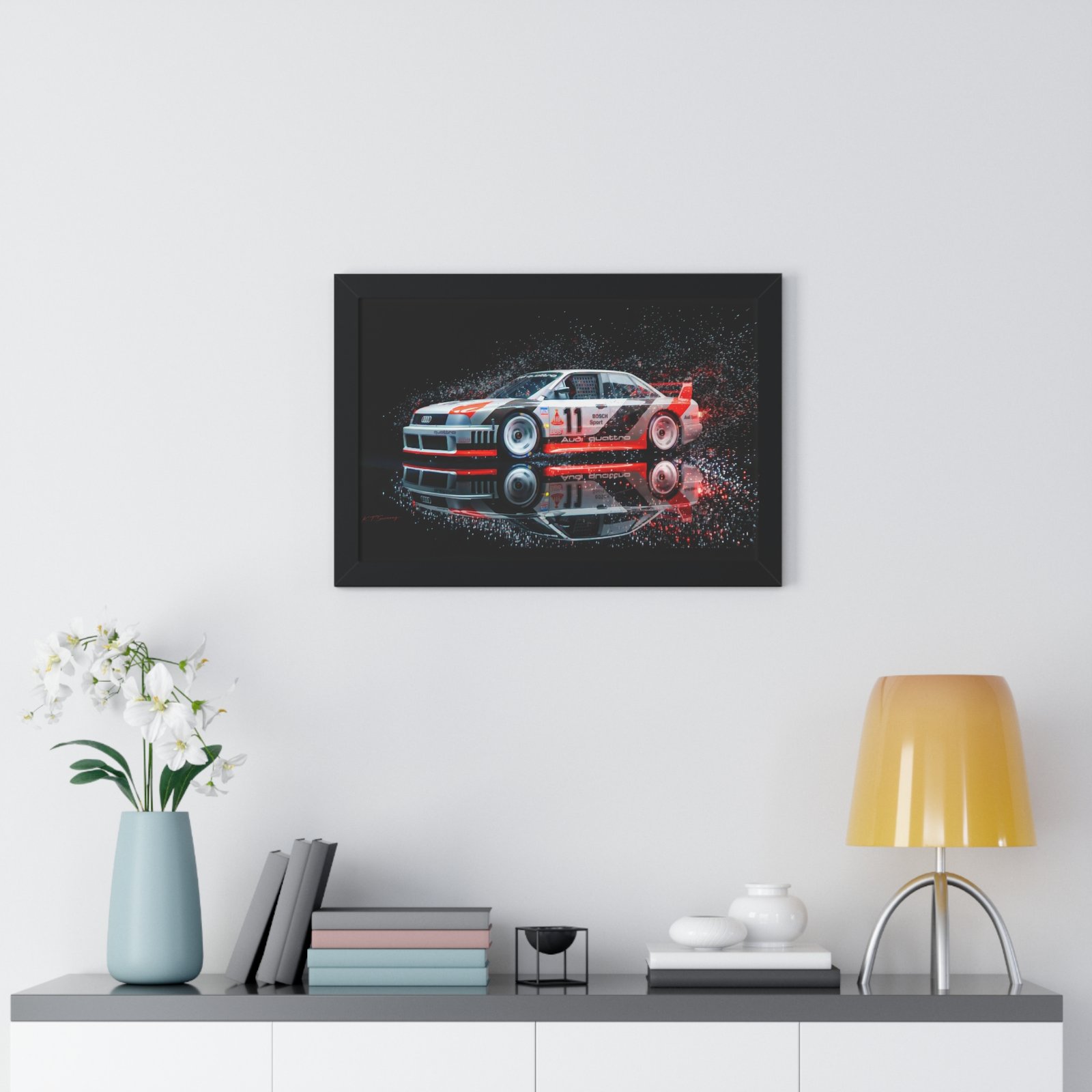 Audi Sport Quattro IMSA Racing Car – Limited Edition Original Art Print - Image 5