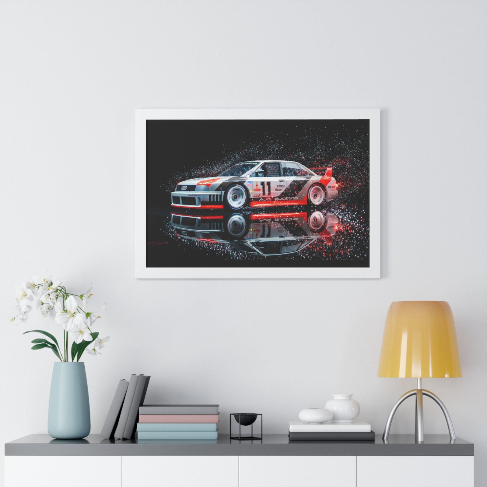 Audi Sport Quattro IMSA Racing Car – Limited Edition Original Art Print - Image 26