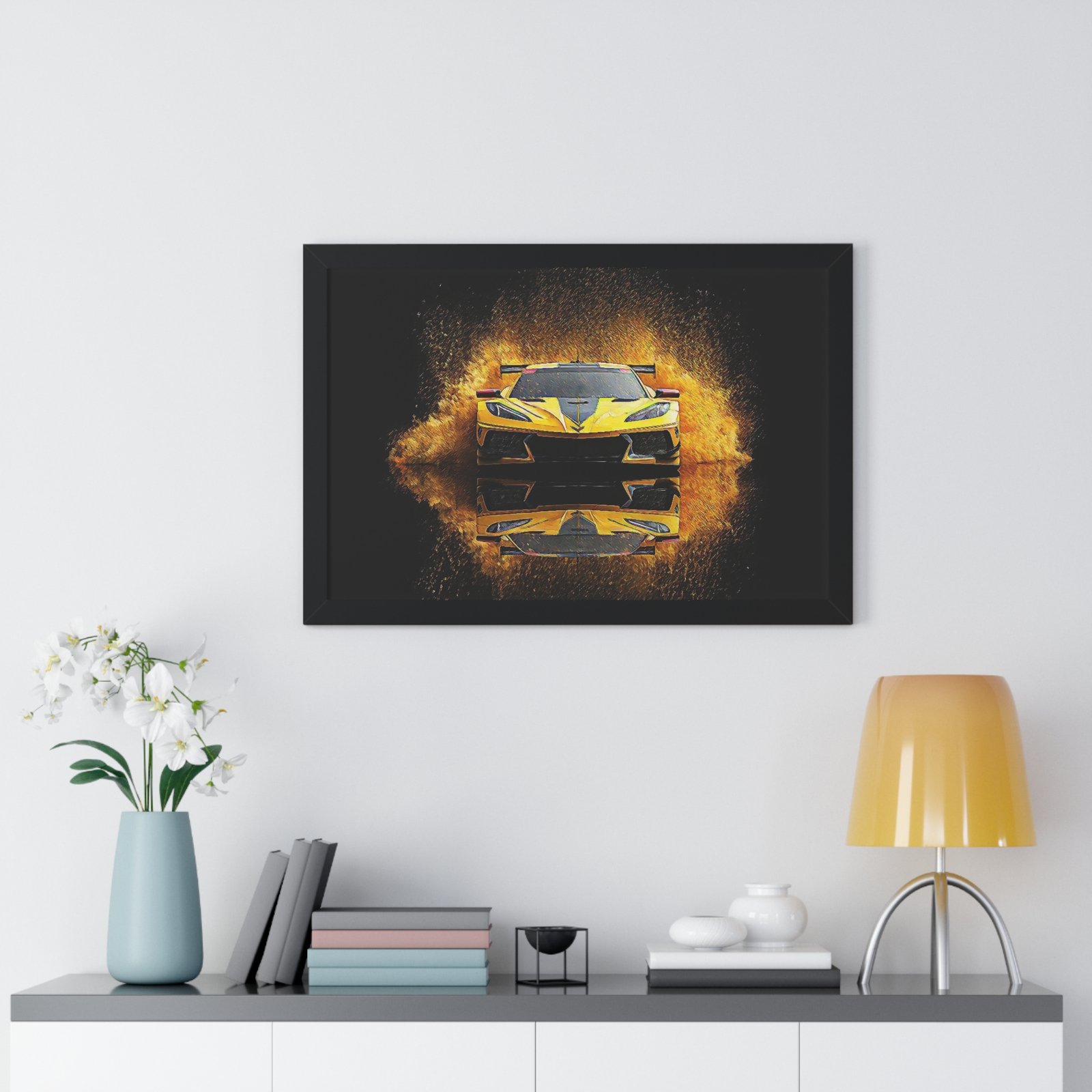 Limited Edition Corvette IMSA GTD Racing Car Wall Art Framed Print | Collector’s Corvette Motorsport Artwork - Image 11
