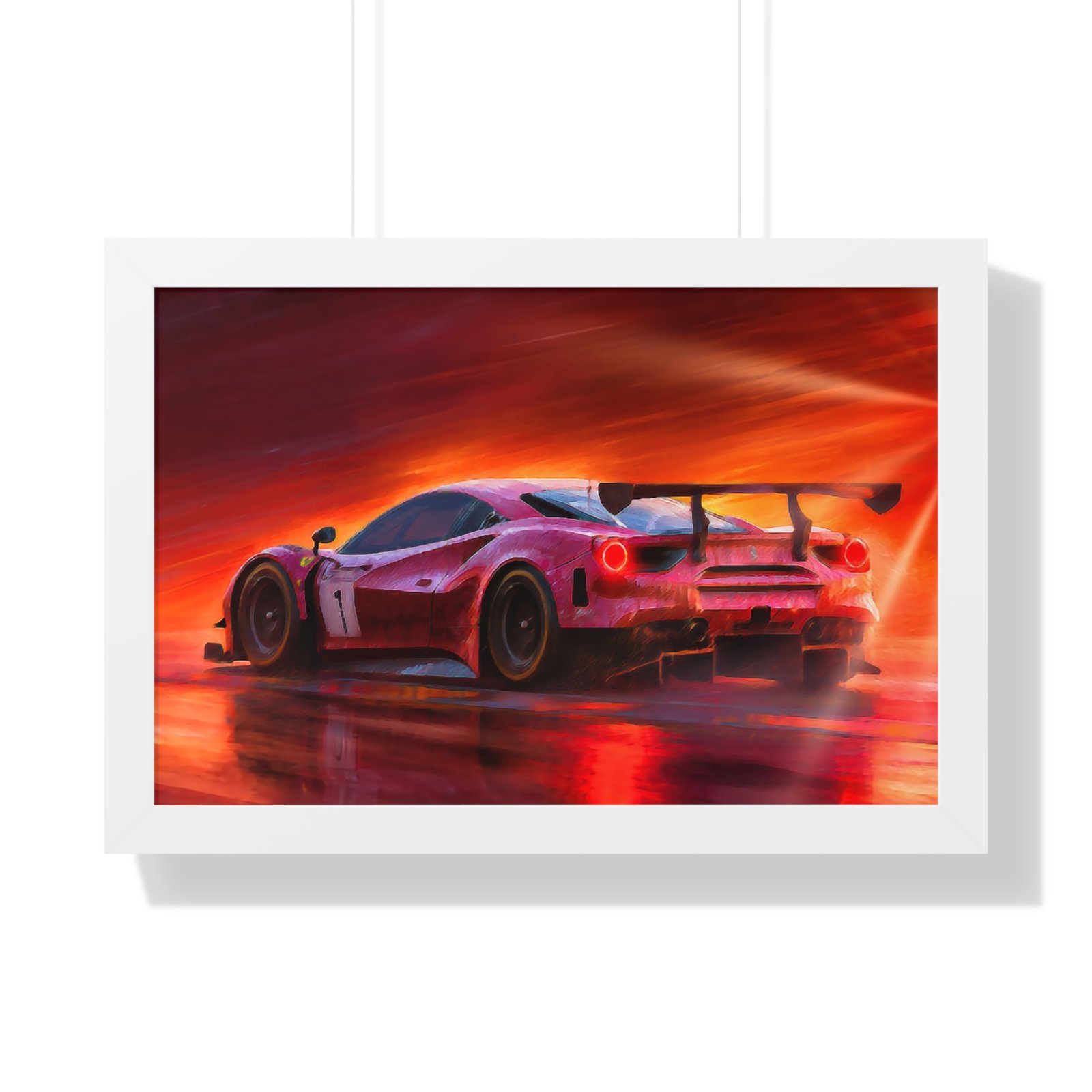 Limited Edition Ferrari IMSA GTD Racing Car Wall Art Framed Print | Collector’s Ferrari Motorsport Artwork - Image 22