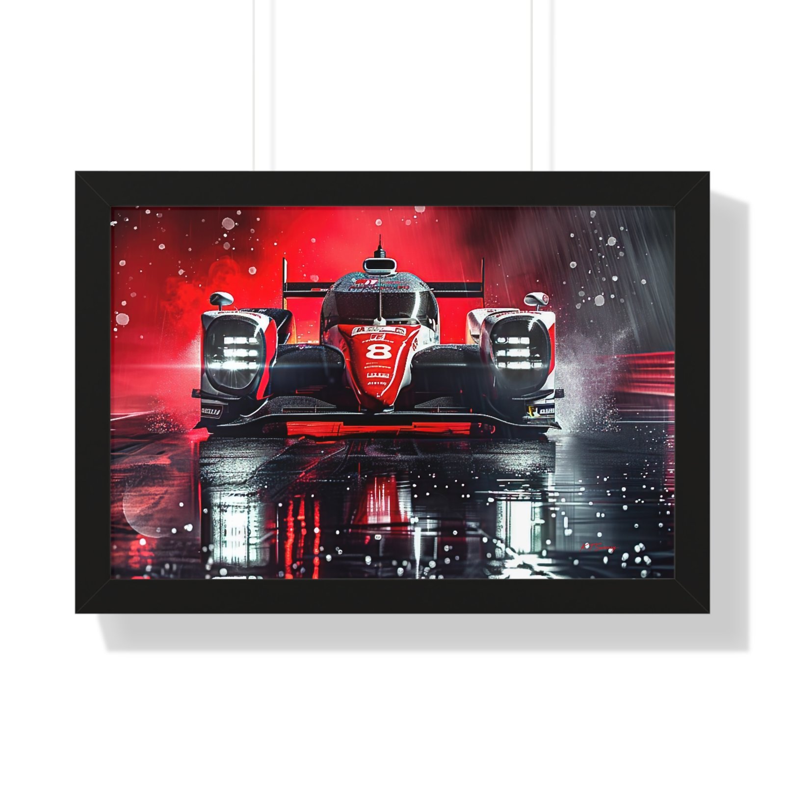 Limited Edition IMSA Toyota Hypercar IMSA Racing Car Wall Art Framed Print | IMSA Toyota Hypercar Collector’s Artwork - Image 10