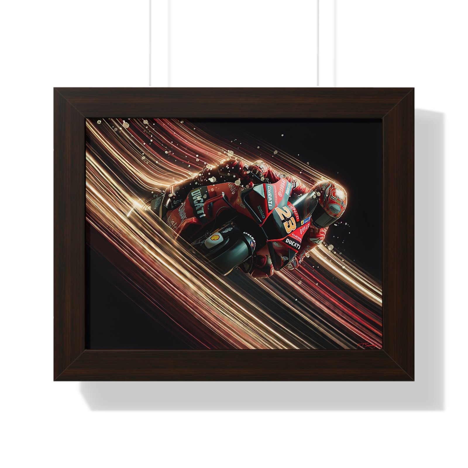 Limited Edition Enea Bastianini MotoGP Wall Art Framed Print | Collector’s Motorcycle Racing Artwork - Image 25