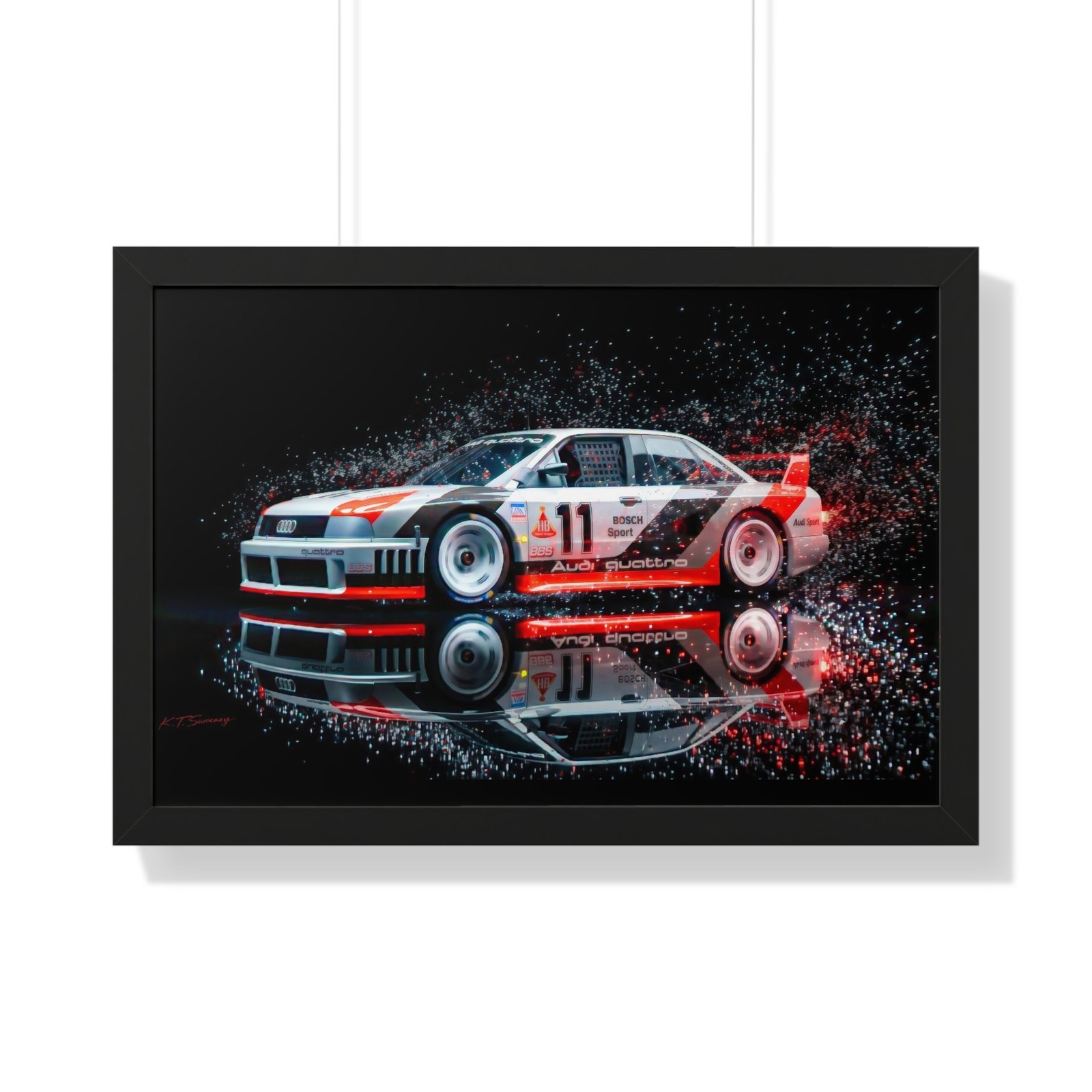 Audi Sport Quattro IMSA Racing Car – Limited Edition Original Art Print - Image 7