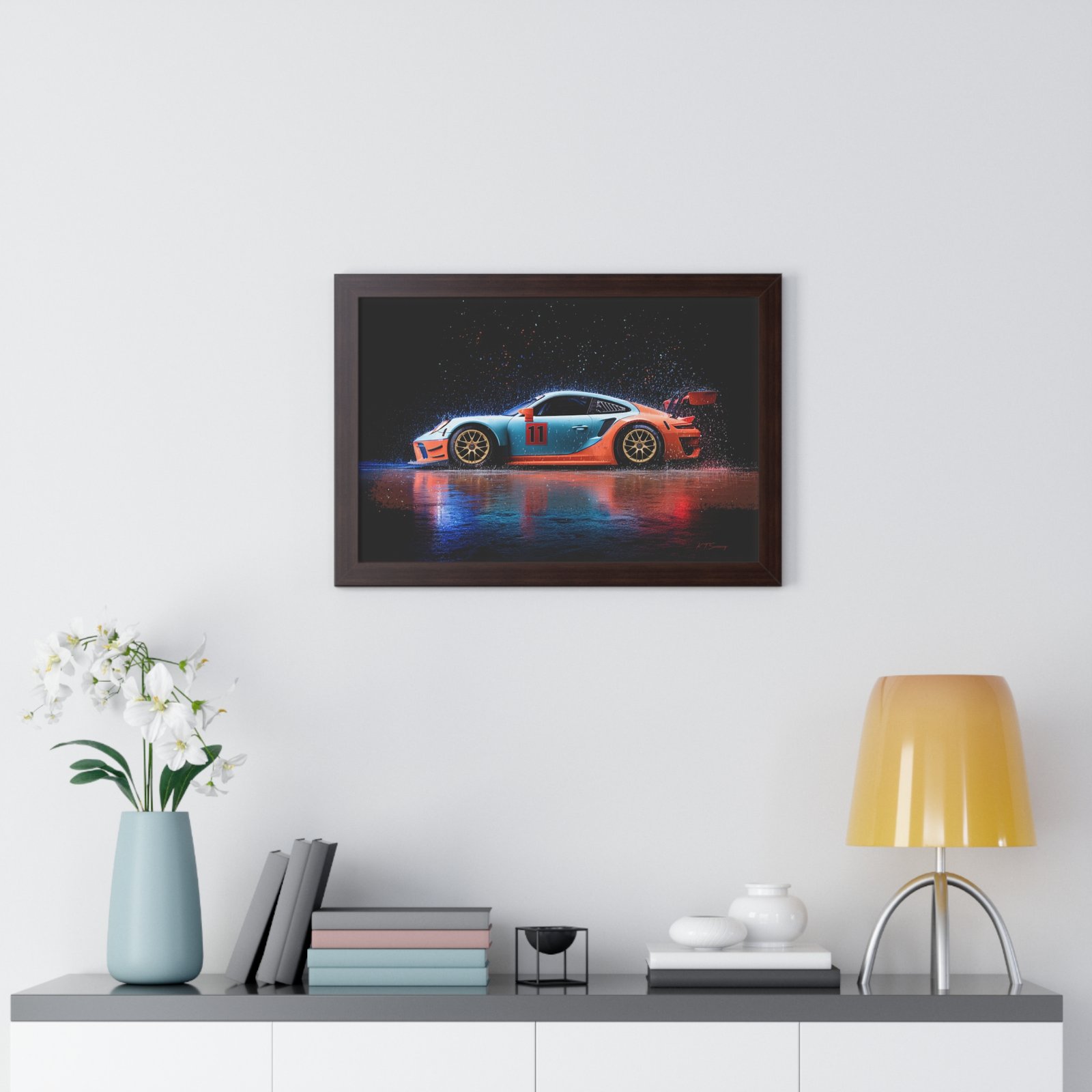 Limited Edition Porsche 911 GT3 RS Wall Art Framed Print | Collector’s Porsche Artwork - Image 20