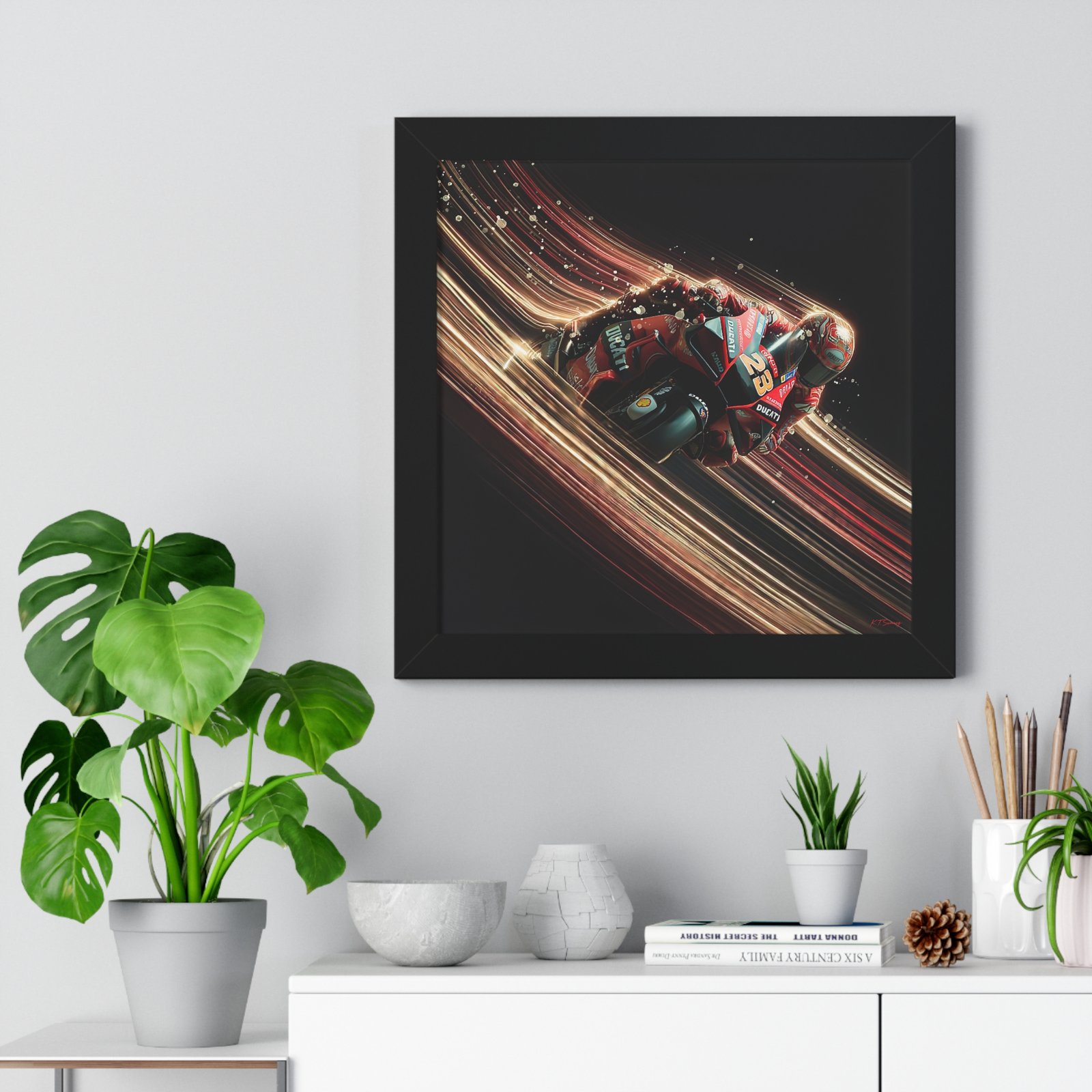 Limited Edition Enea Bastianini MotoGP Wall Art Framed Print | Collector’s Motorcycle Racing Artwork - Image 2
