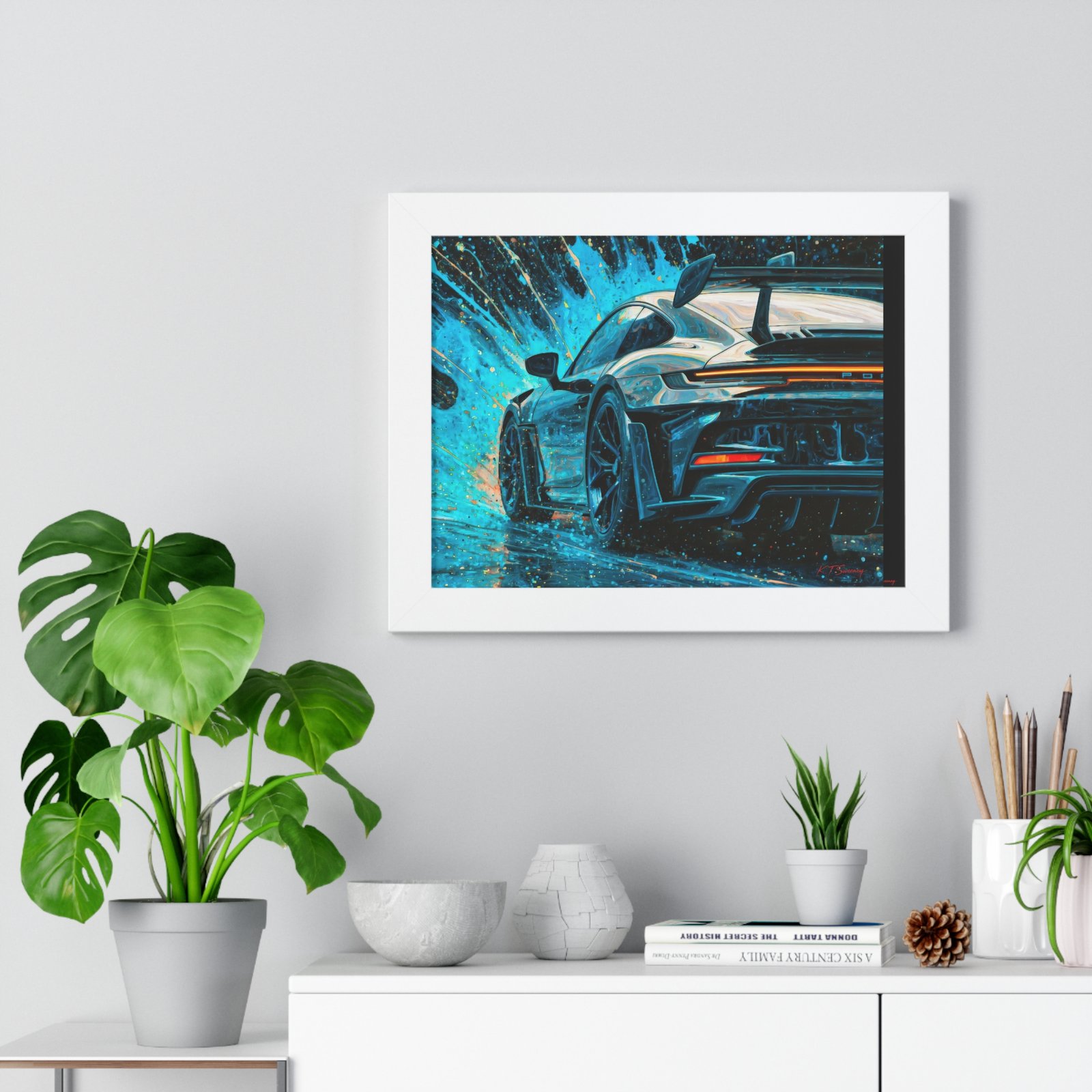 Exclusive Edition Porsche 911 GT3 RS Wall Art Framed Print | Collector’s Porsche Artwork - Image 26