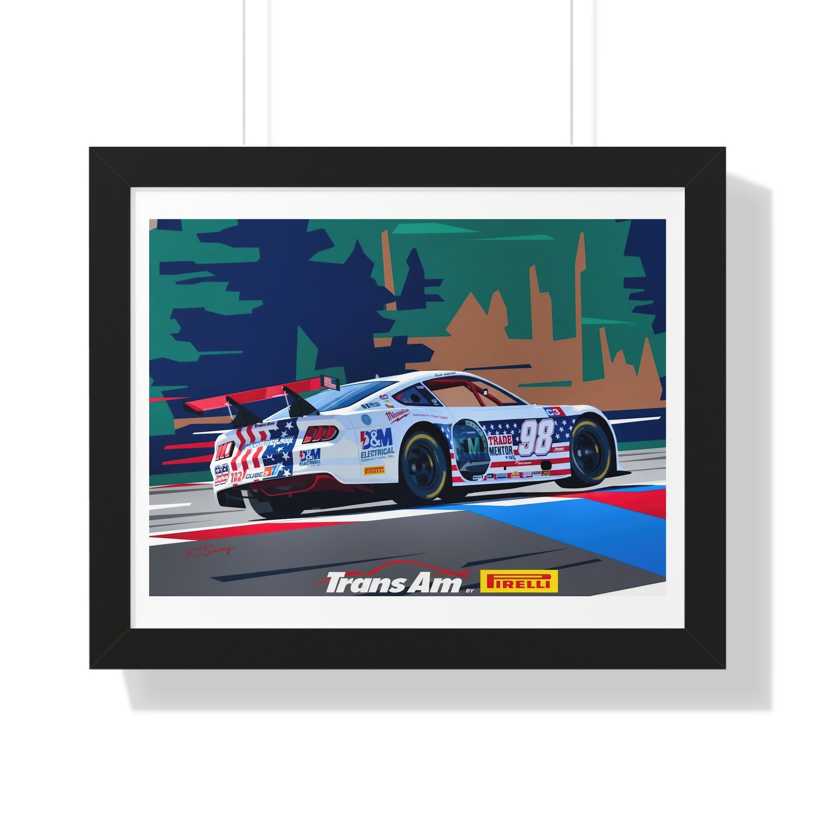 Doug Winston 2026 Trans Am Racing Car – Limited One-Off Collector’s Edition Print | Benefits TradeMentor.org - Image 13