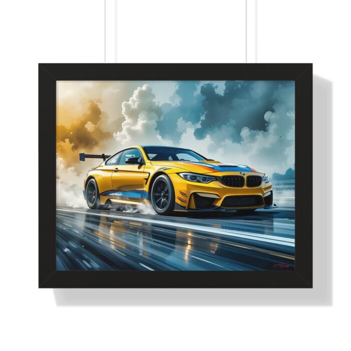 BMW M IMSA Racing Car Wall Art Framed Print | Studio Edition Collector’s Motorsport Artwork